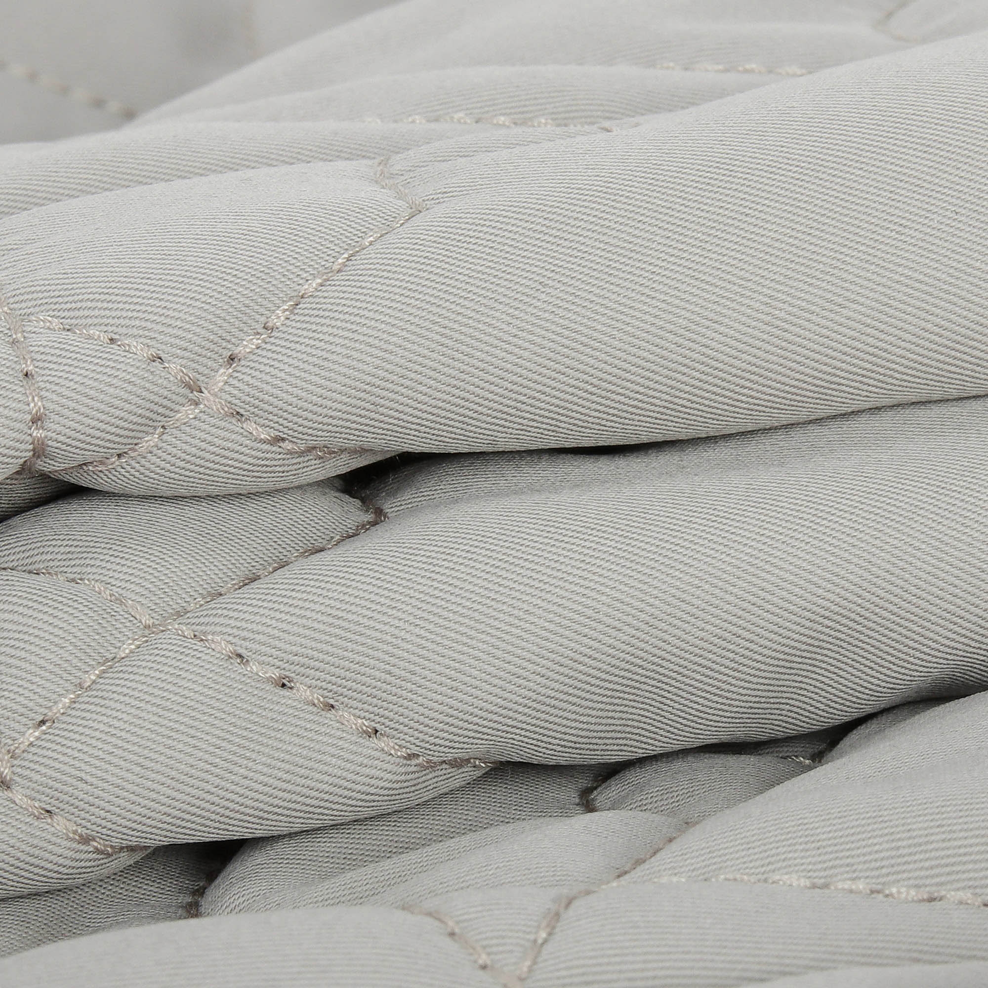 여성 볼란테 패턴 퀼팅 칼라 점퍼_세피아