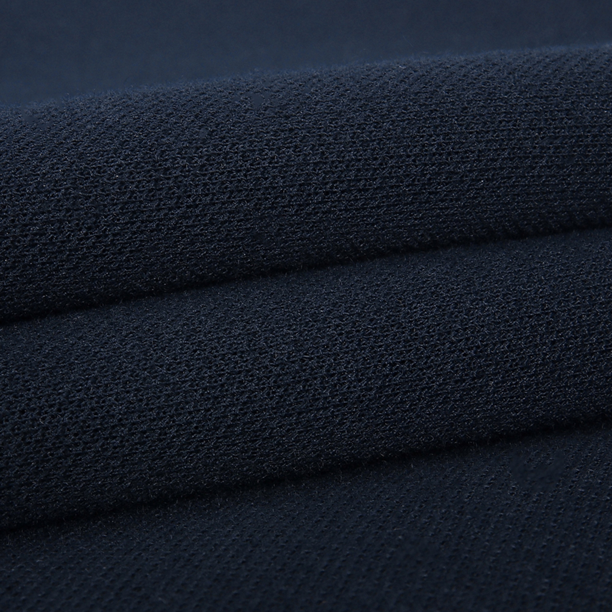 여성 16로고 저지 점퍼_네이비