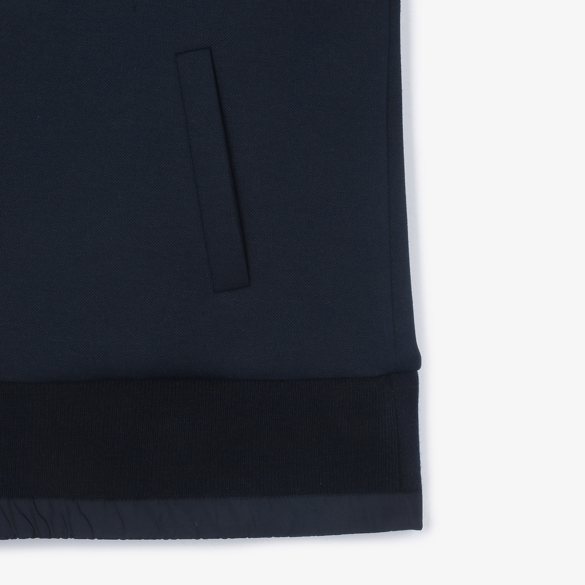 여성 16로고 저지 점퍼_네이비