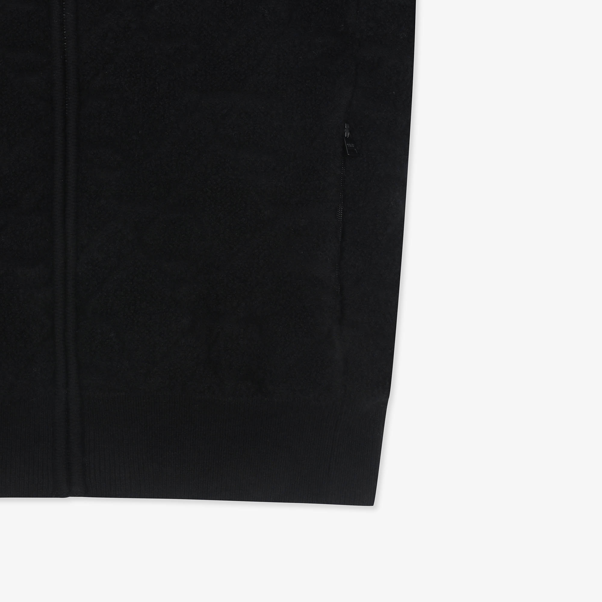 여성 볼란테 조직 니트 집업 가디건_블랙