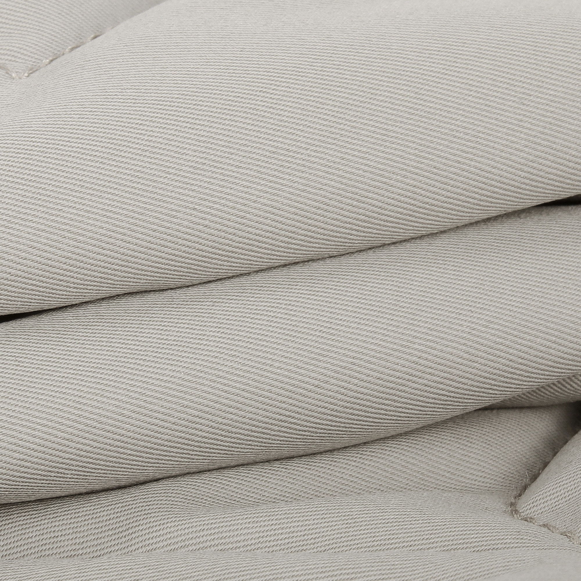 여성 볼란테 패턴 퀼팅 반팔 점퍼_세피아