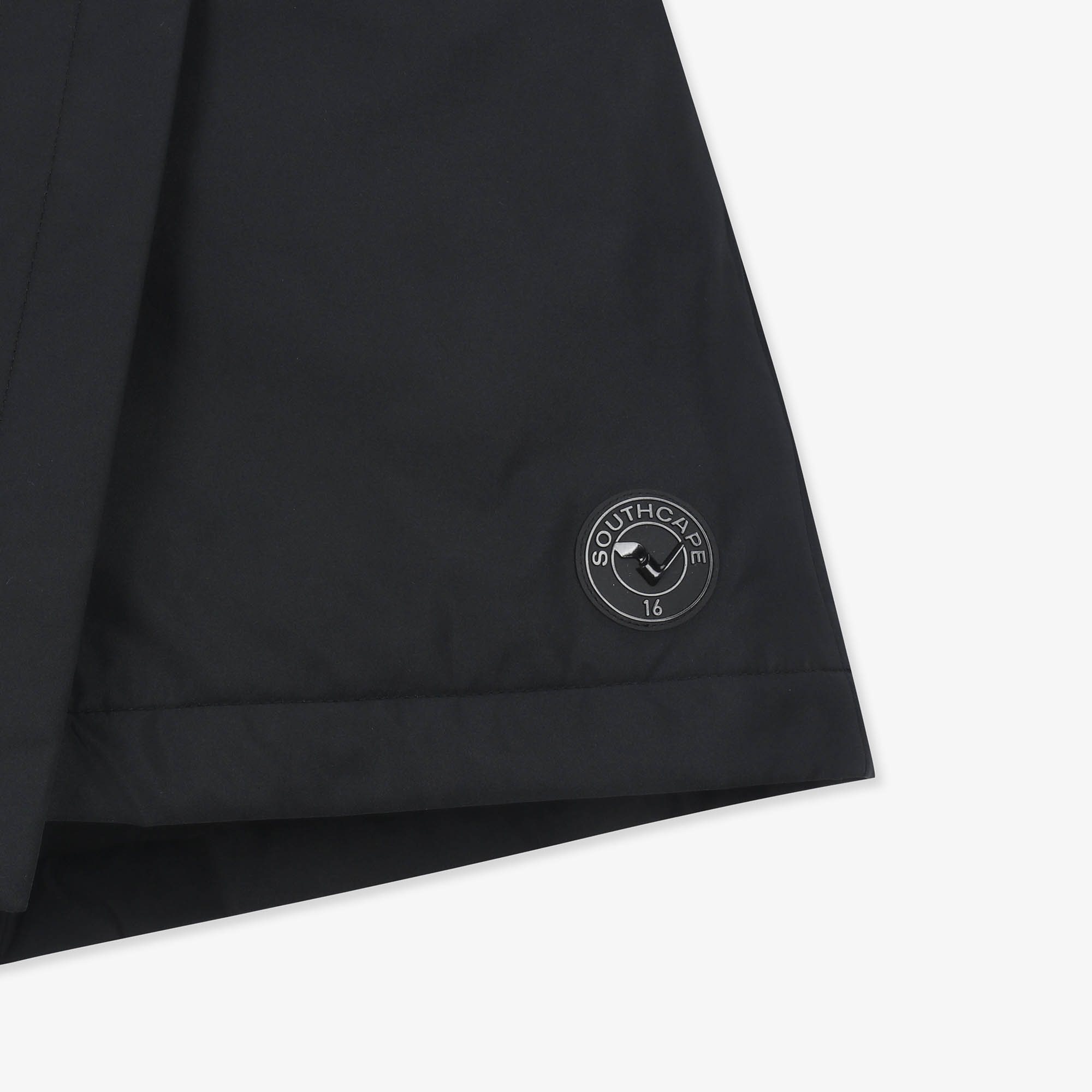 여성 패딩 랩 스커트 팬츠_블랙