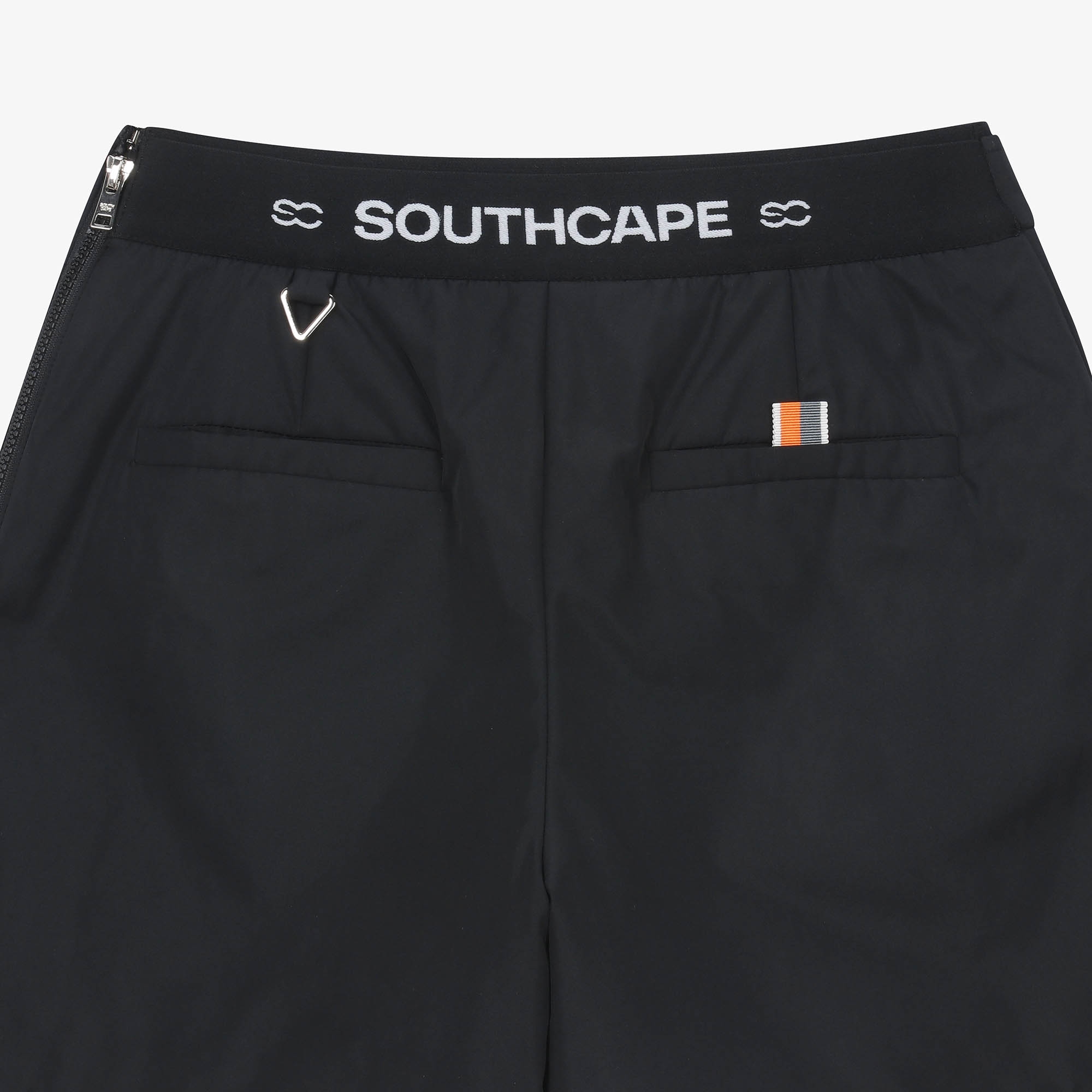 여성 패딩 랩 스커트 팬츠_블랙