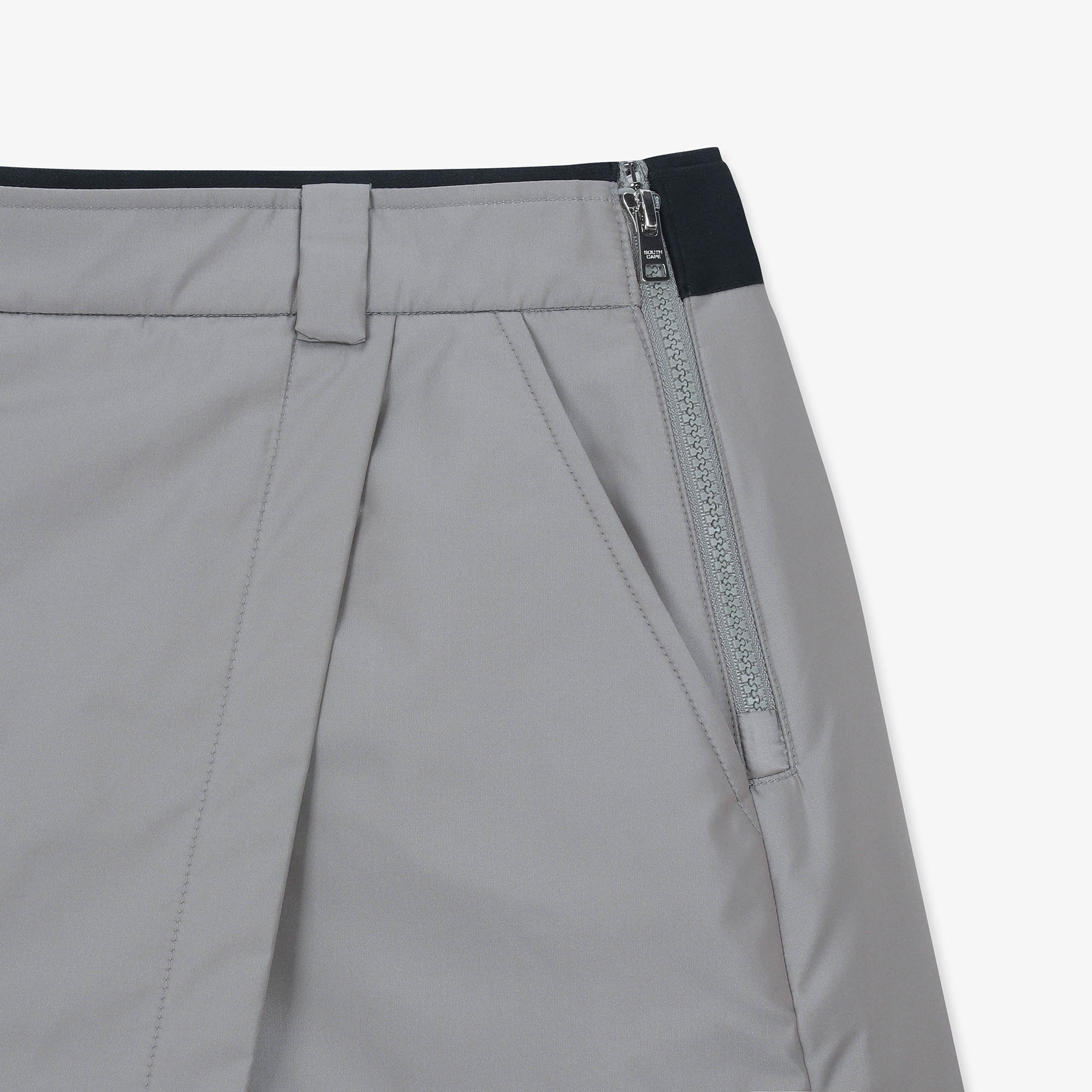 여성 패딩 랩 스커트 팬츠_라이트 그레이