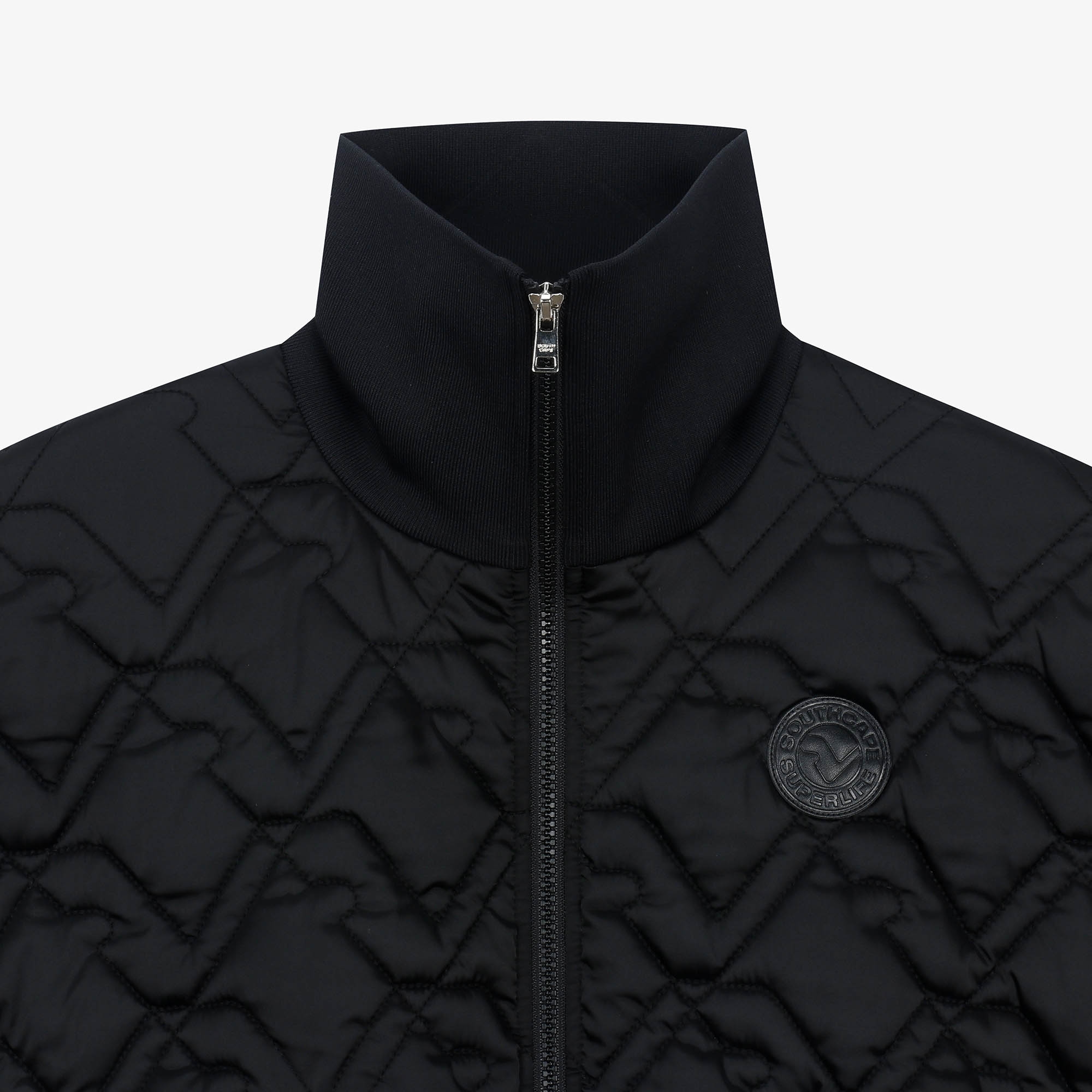 여성 볼란테 퀼팅 패딩 베스트_블랙