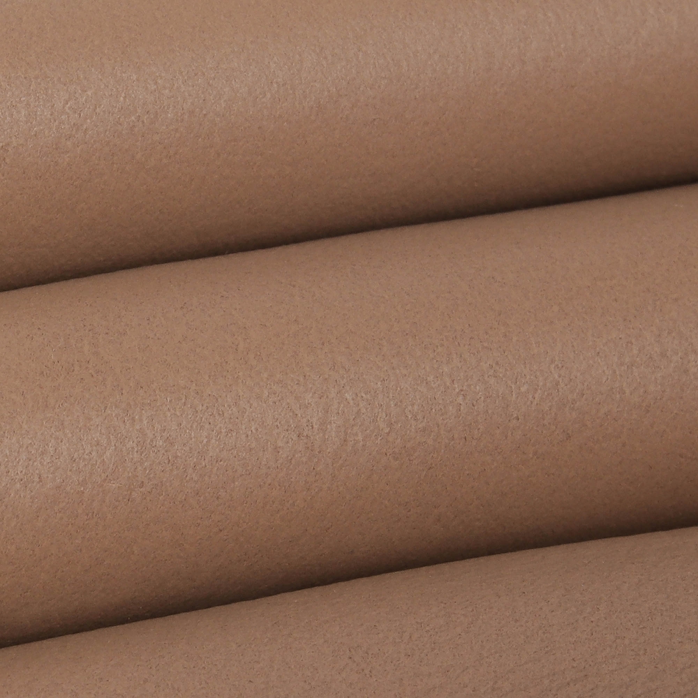 여성 무스탕 리버시블 후드 베스트_카멜