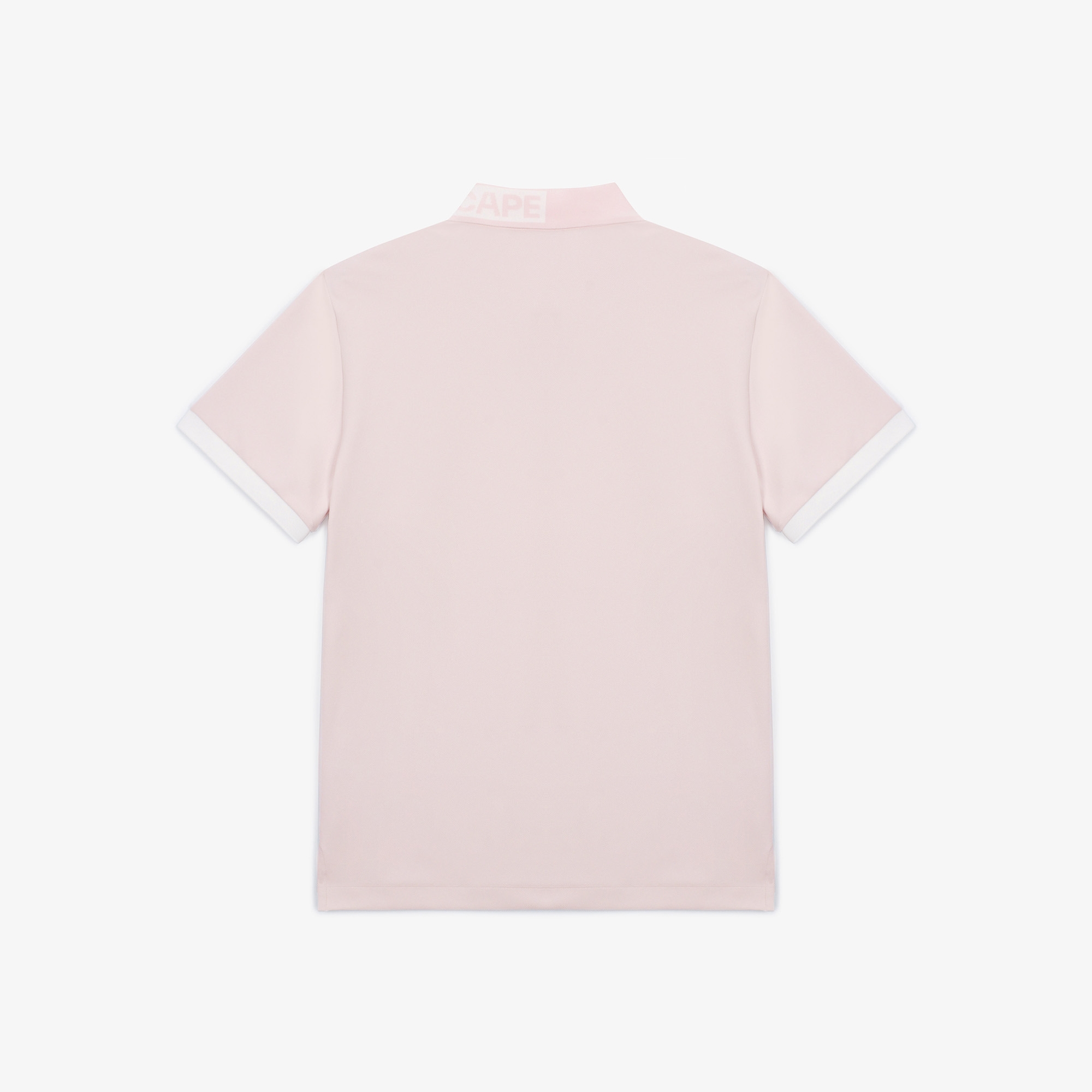 남성 24SS 레터링 로고 반팔 티셔츠_라이트 핑크