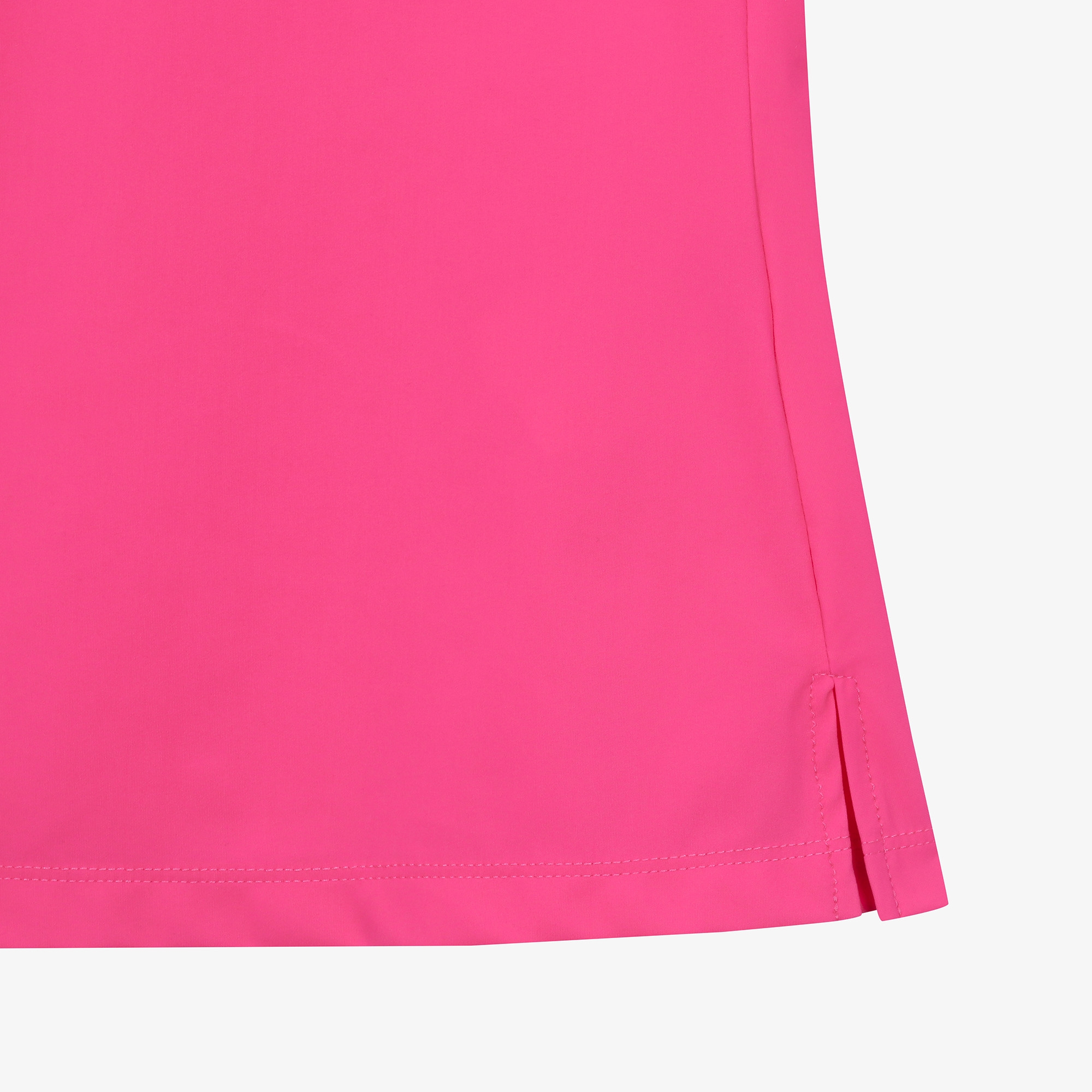 여성 하프 시스루 칼라 티셔츠_핑크