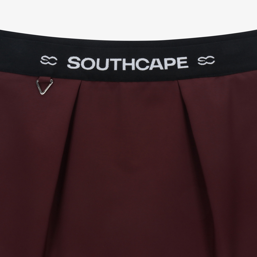 사우스케이프 여성 케이프 히든 숏팬츠_와인
