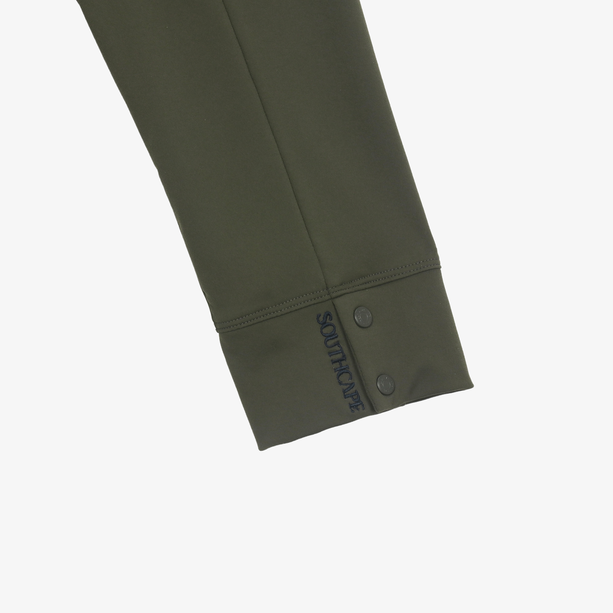 남성 볼란테 로고 칼라 긴팔 티셔츠_카키