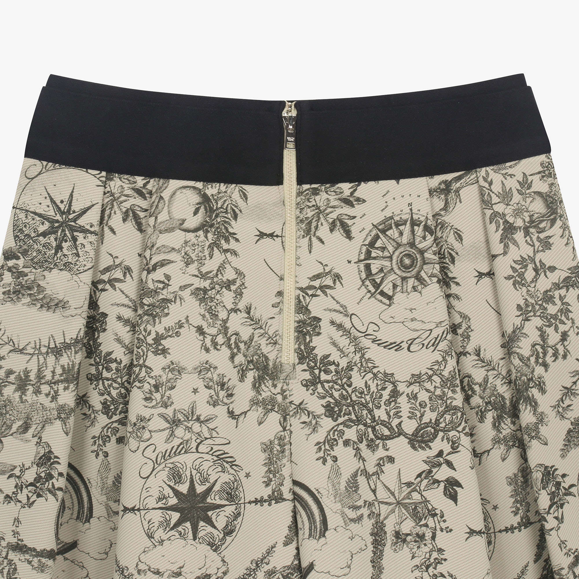 여성 사우스크로스 밴딩 숏츠_카키 베이지