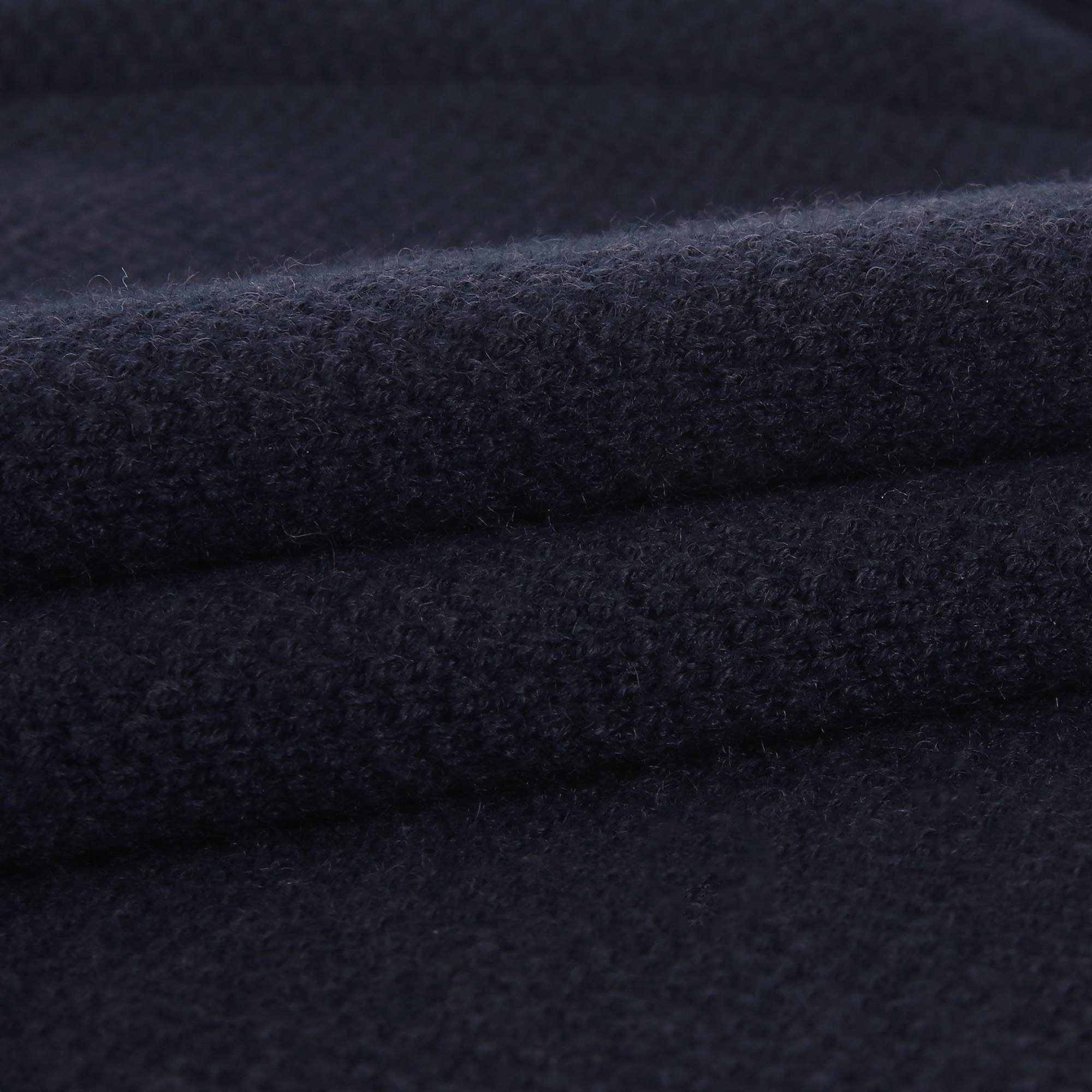 여성 16 로고 컬러 배색 가디건_네이비