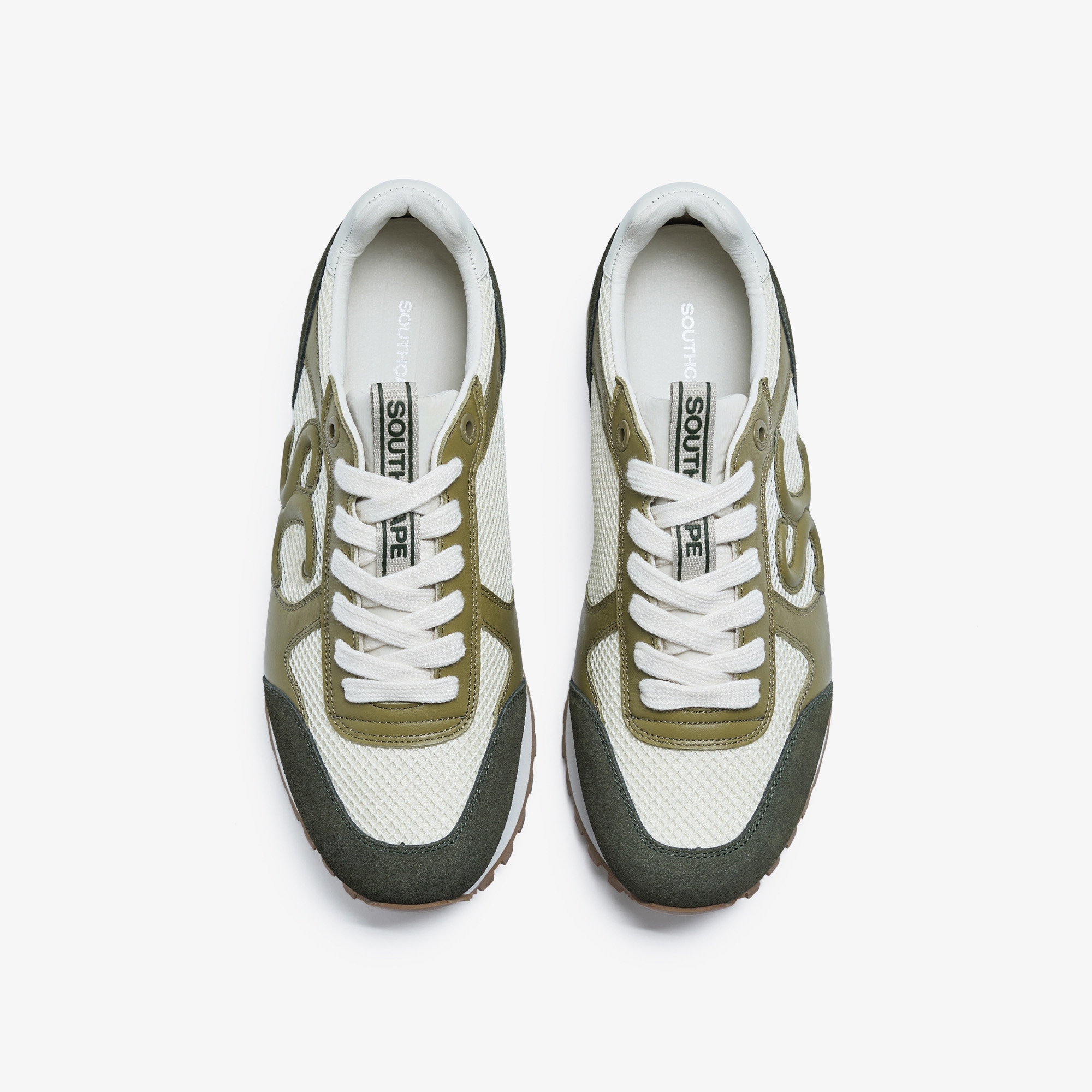 사우스케이프 여성 SC로고 뉴 스파이크리스화_카키