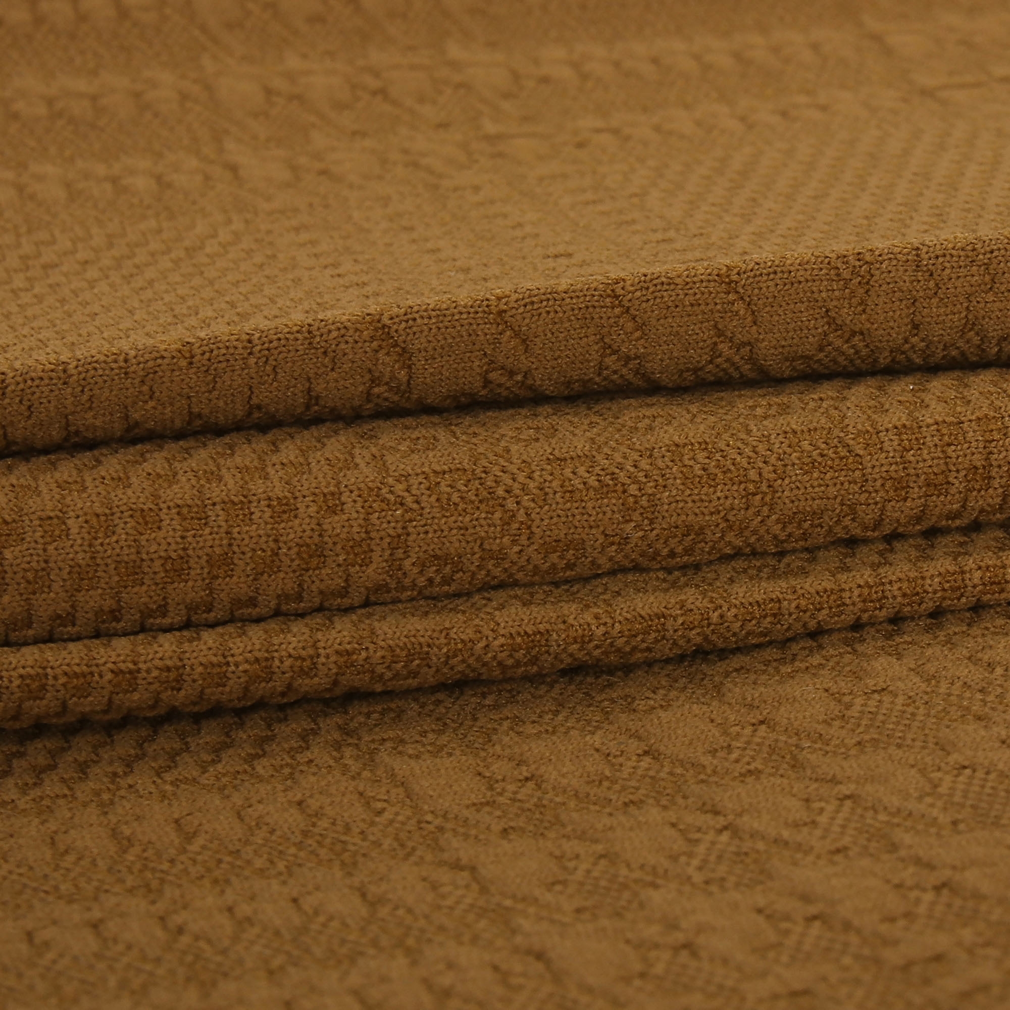 여성 SC 패턴 자카드 벨트 플리츠 스커트_브라운