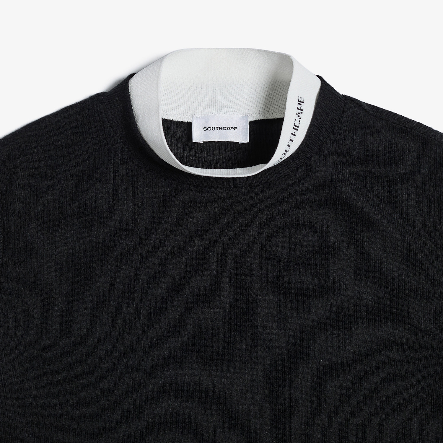 사우스케이프 여성 배색 베이스 레이어_블랙