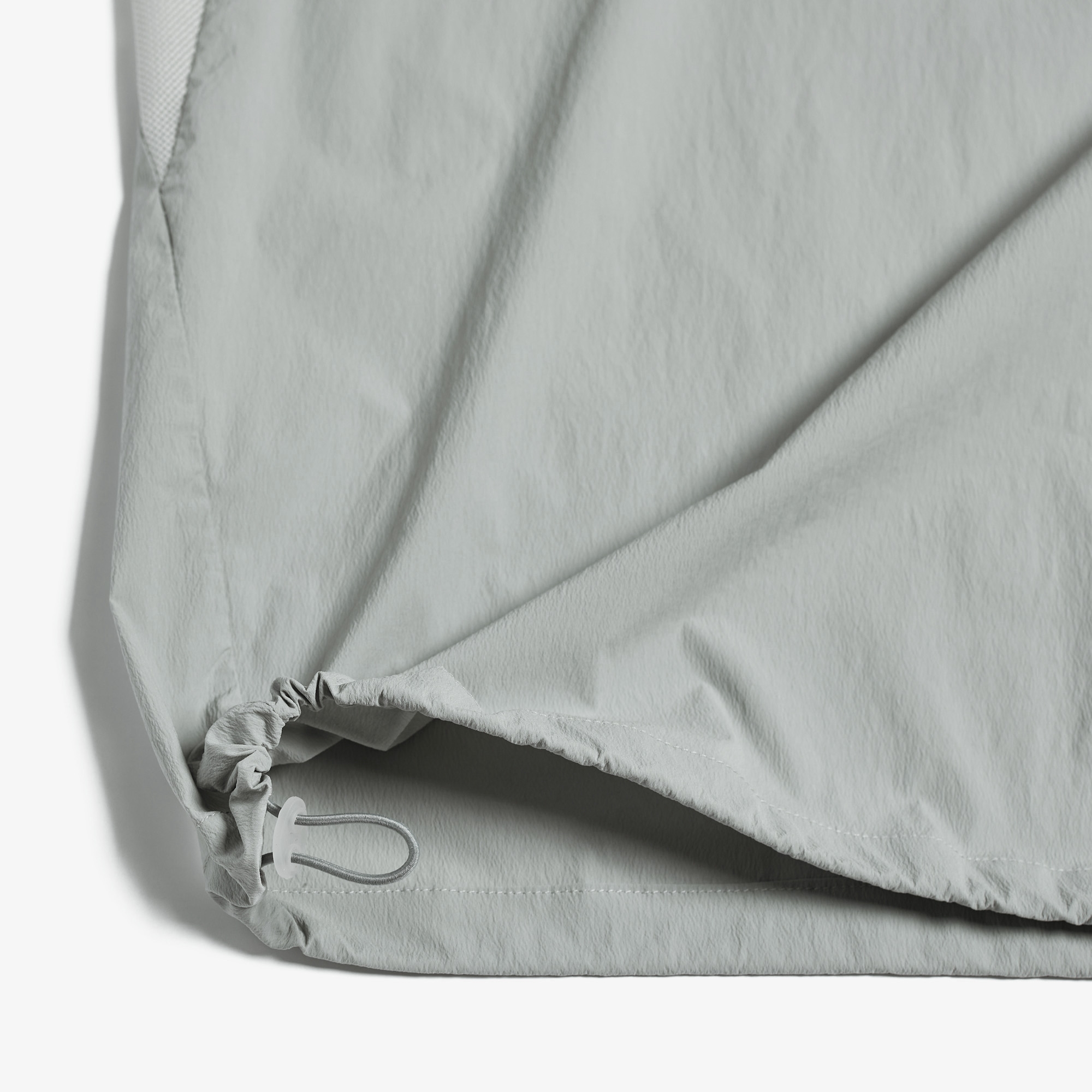 사우스케이프 남성 16 로고 우븐 반팔 티셔츠_라이트 그레이