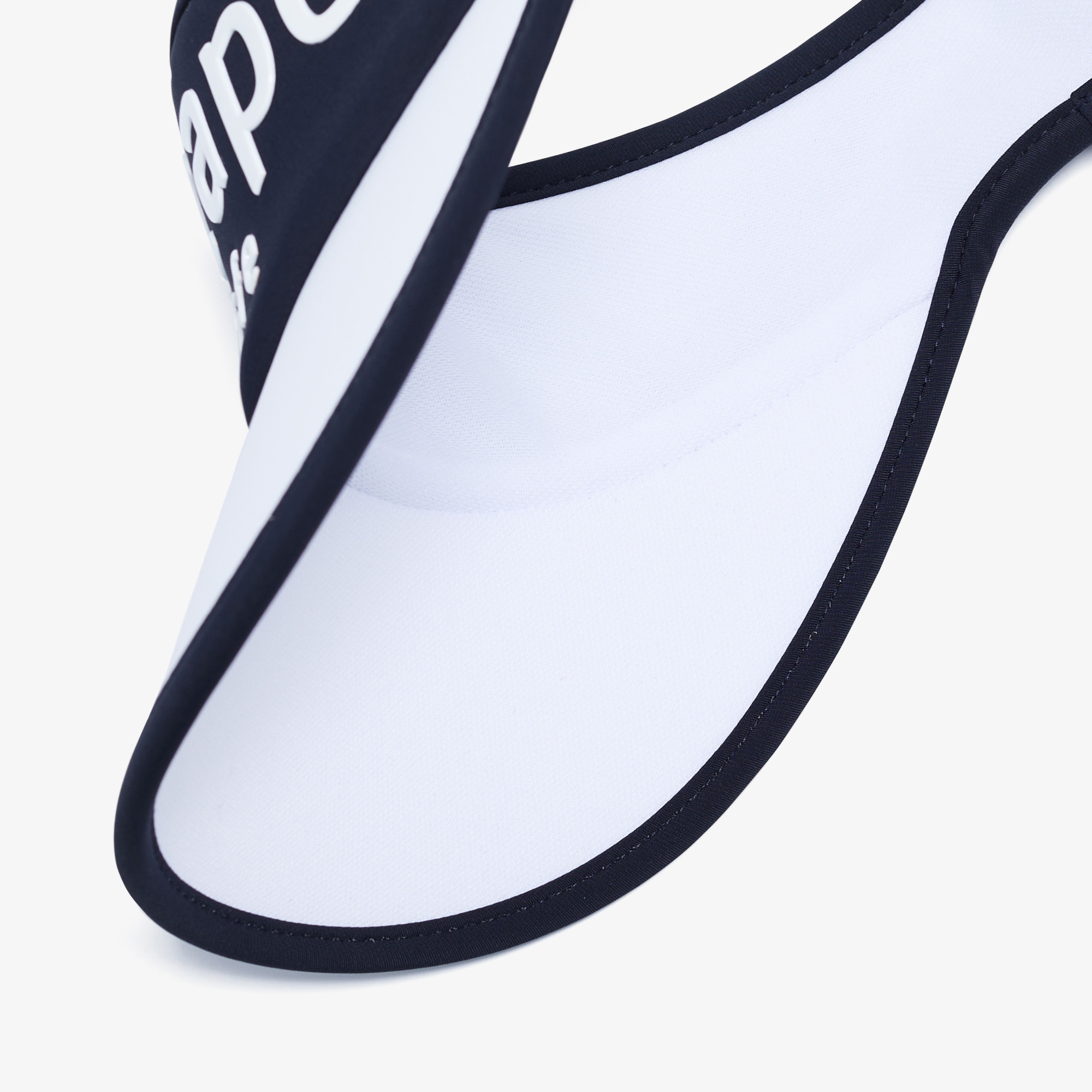 사우스케이프 여성 시그니처 로고 리본 바이저_다크 네이비