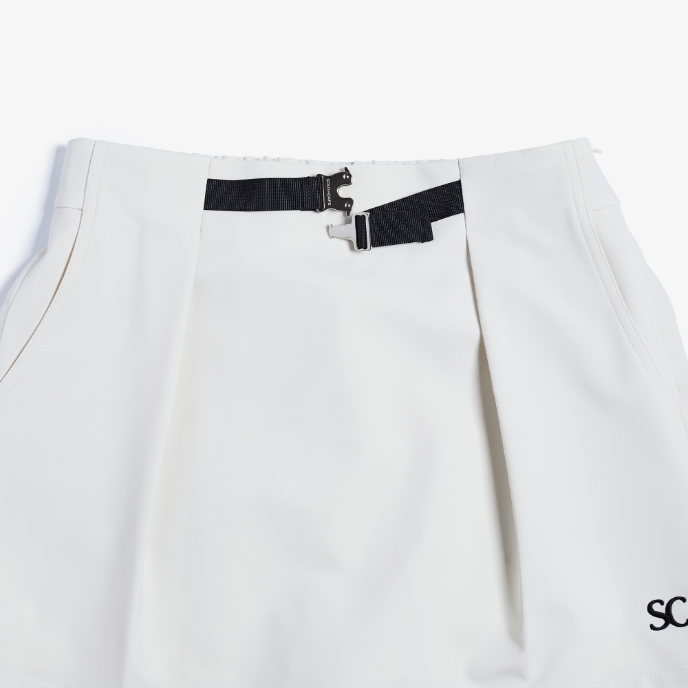 사우스케이프 여성 SC 로고 스커트_크림