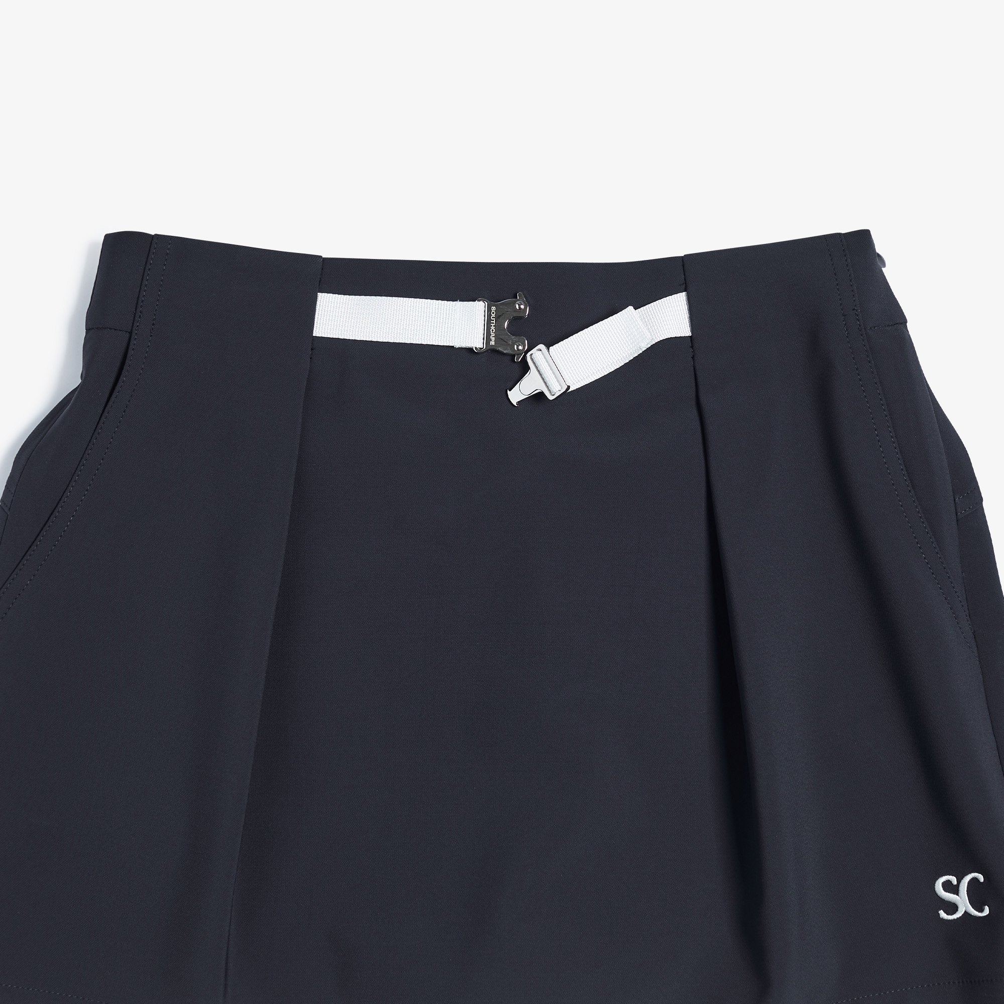 사우스케이프 여성 SC 로고 스커트_네이비