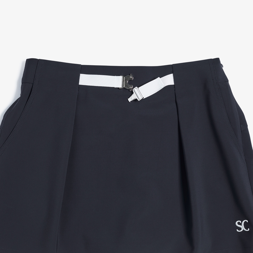 사우스케이프 여성 SC 로고 스커트_네이비