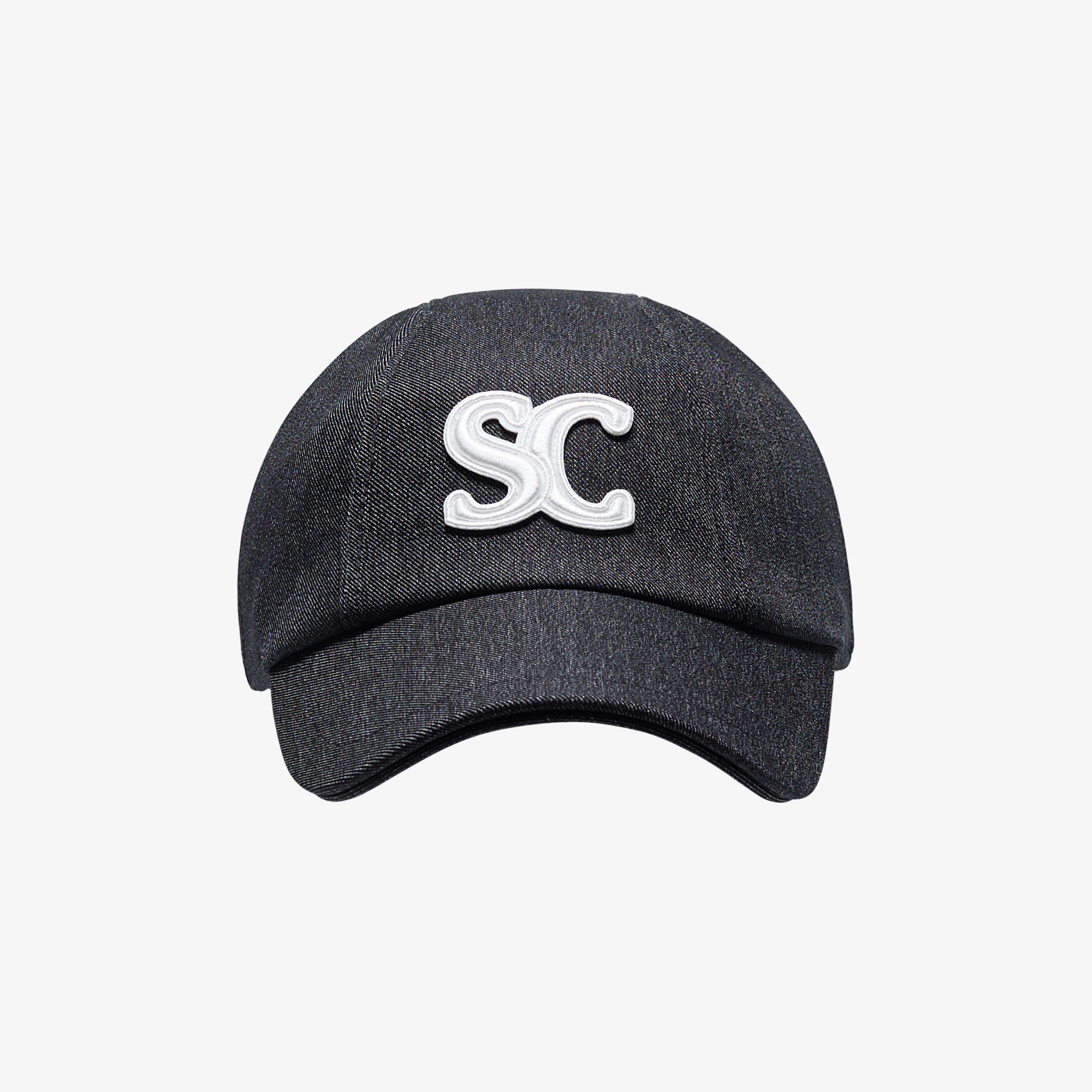 사우스케이프 여성 SC 로고 데님 볼 캡_블랙