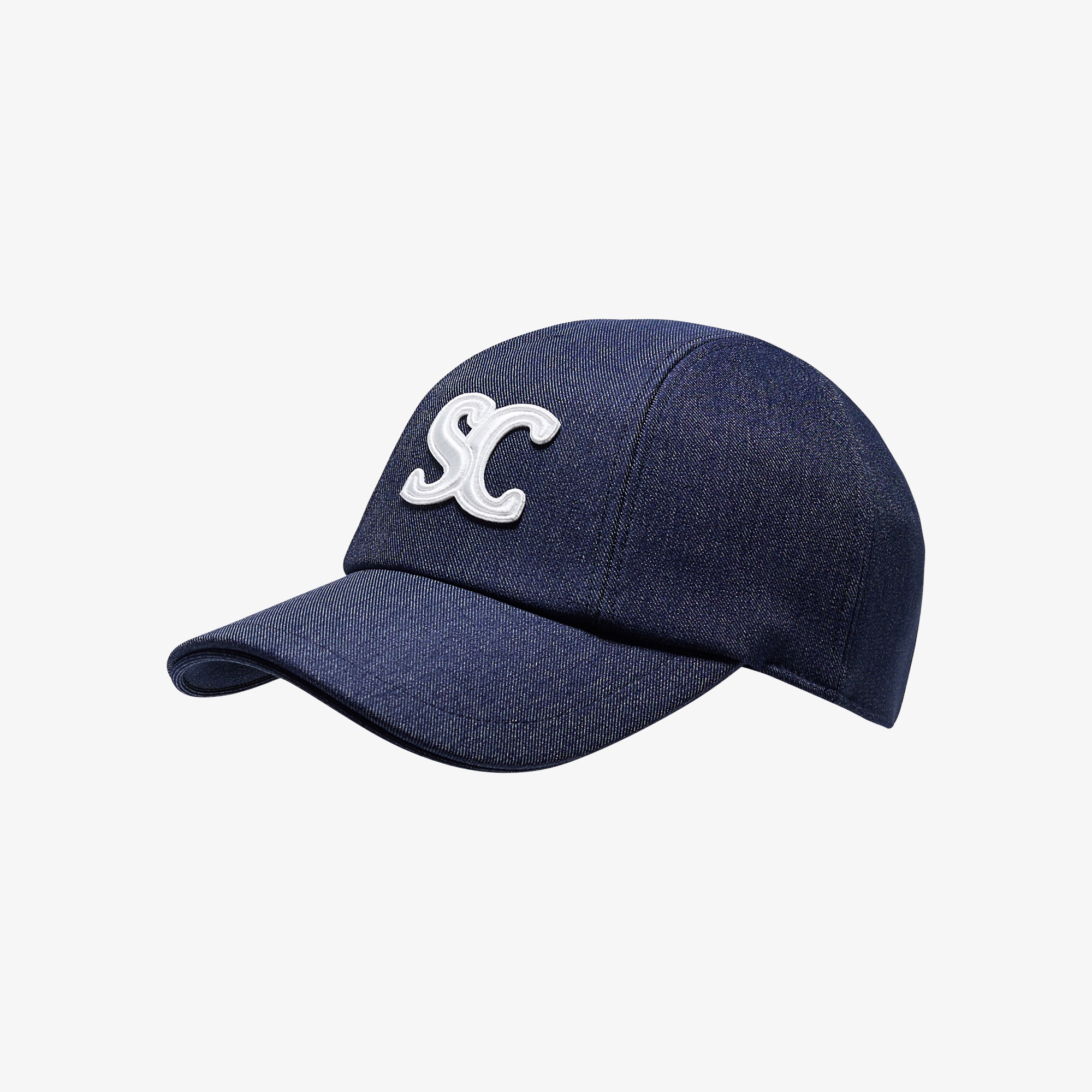 사우스케이프 여성 SC 로고 데님 볼 캡_다크 네이비