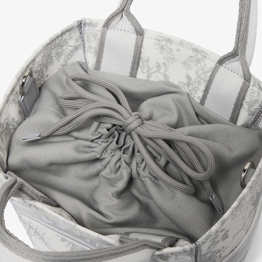 여성 사우스크로스 버킷 숄더백_라이트 그레이