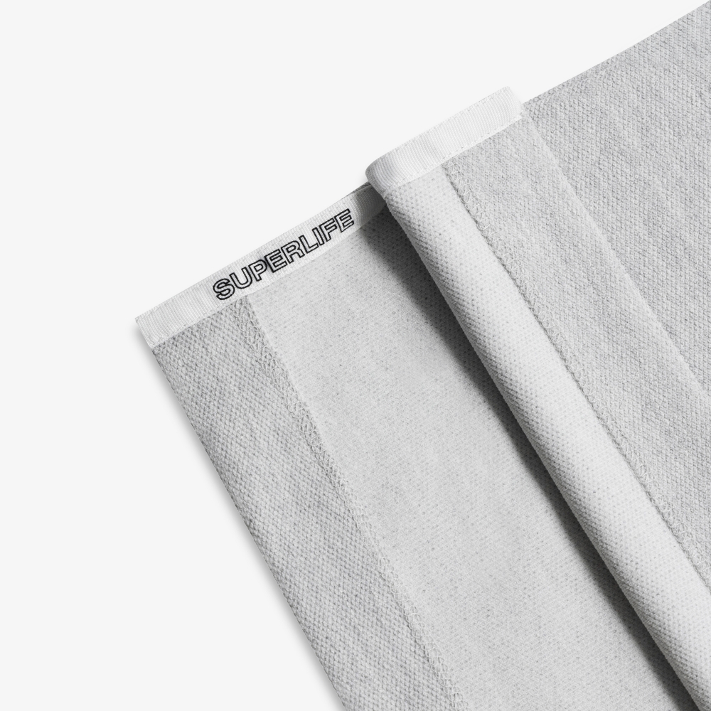 사우스케이프 남성 플로럴 카라 티셔츠_라이트 그레이