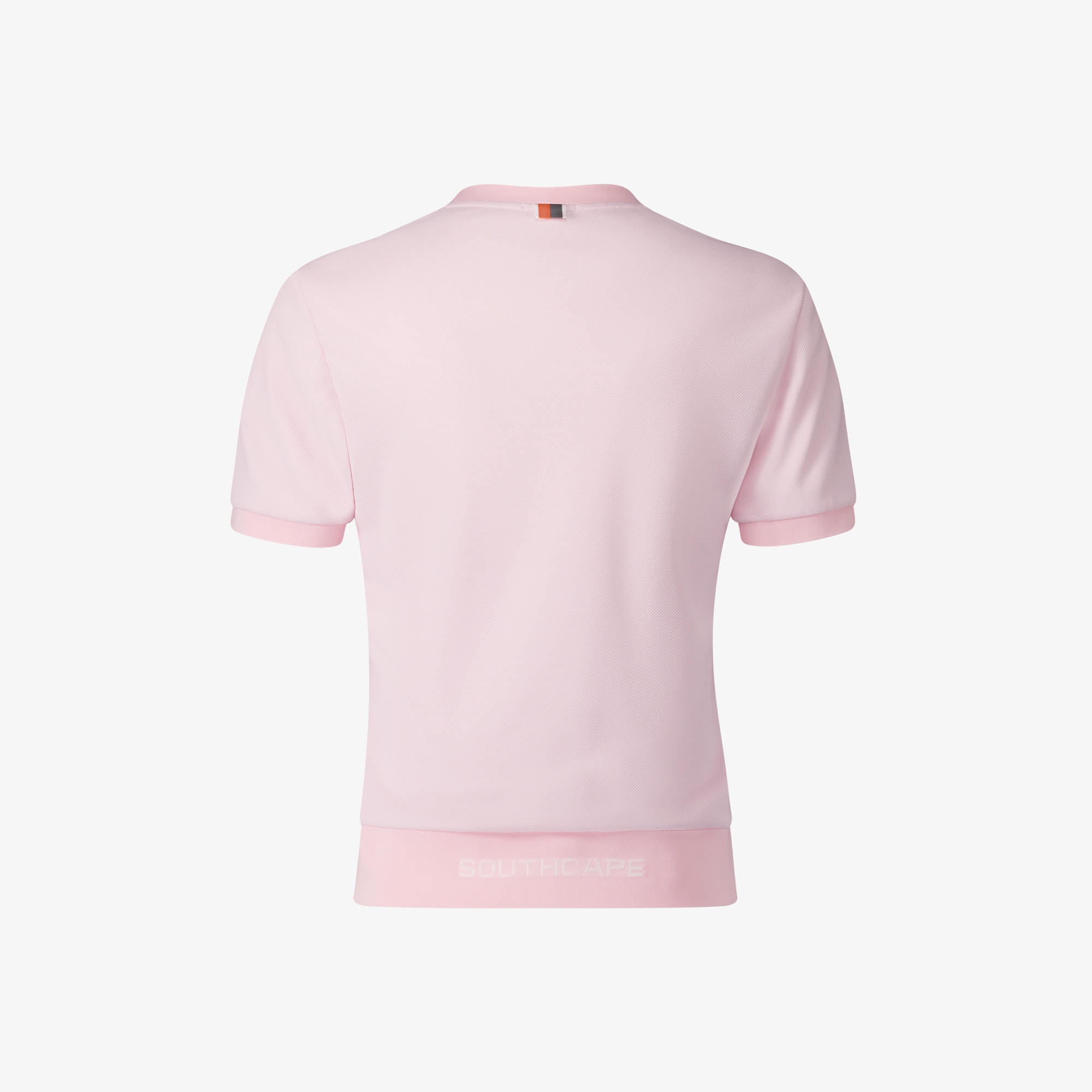 사우스케이프 여성 플로럴 라운드 티셔츠_라이트 핑크