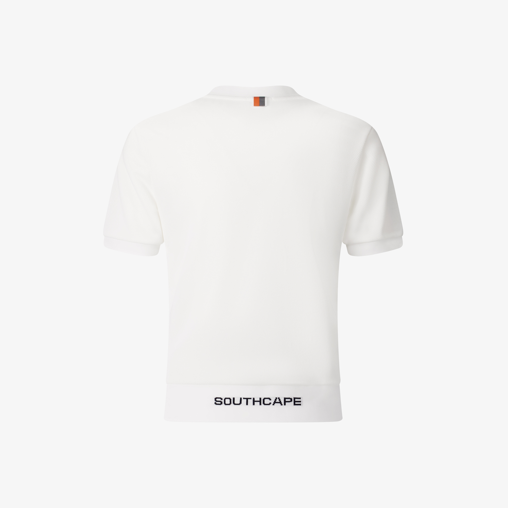 사우스케이프 여성 플로럴 라운드 티셔츠_화이트