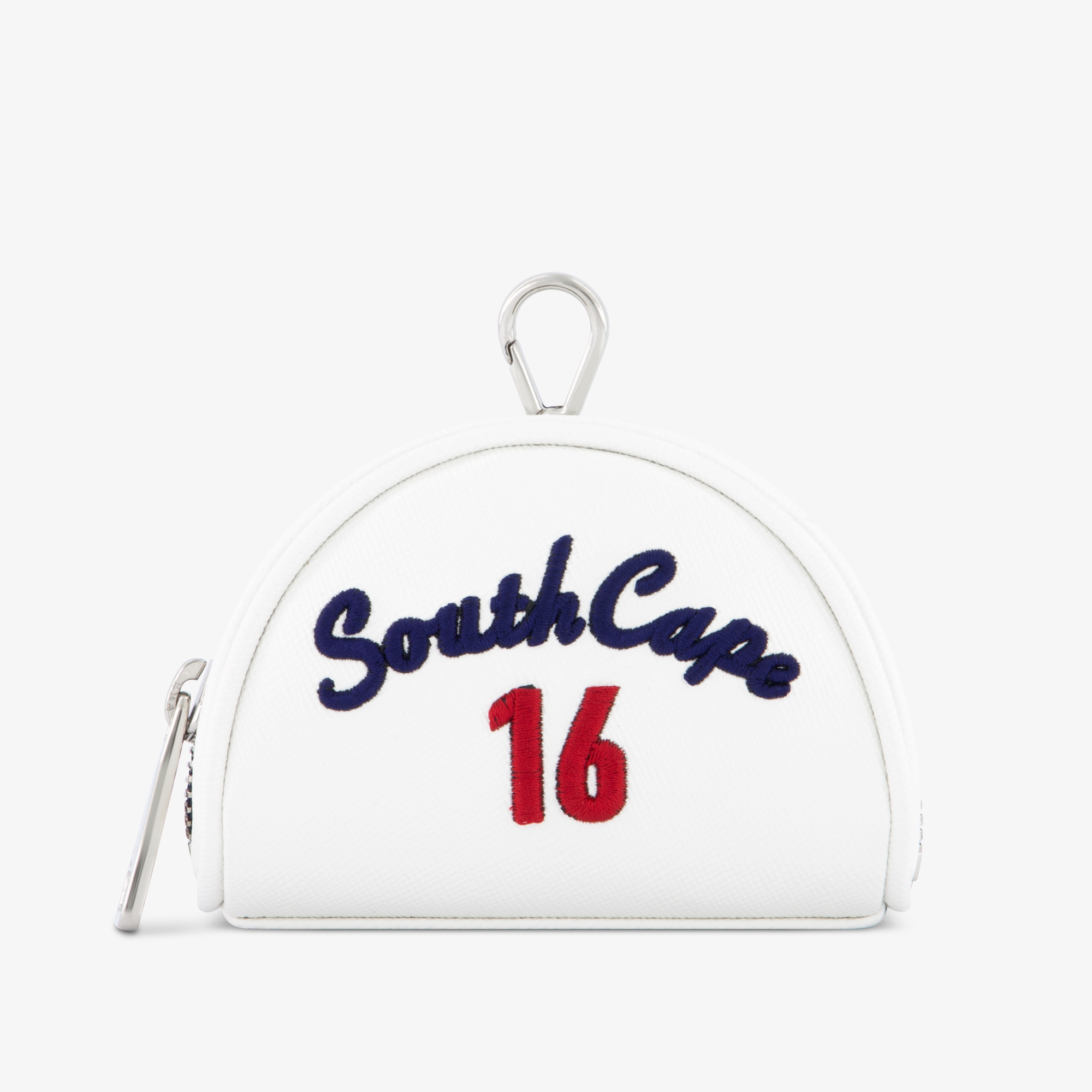 사우스케이프 16 로고 볼 파우치_화이트