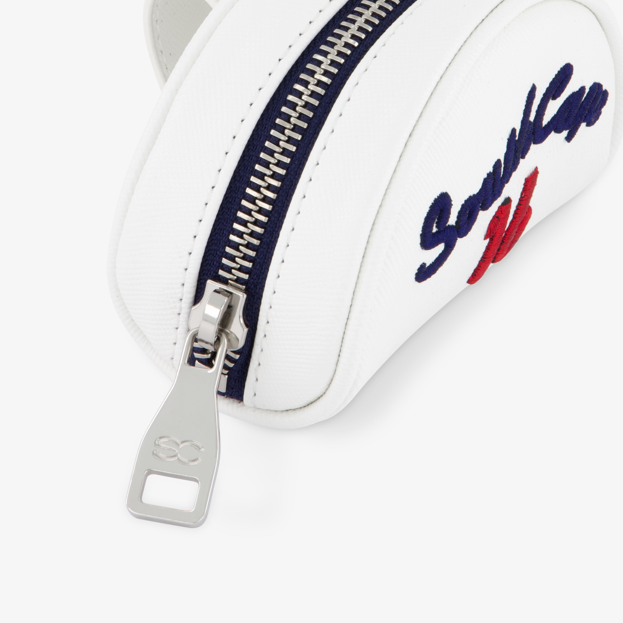 사우스케이프 16 로고 볼 파우치_화이트