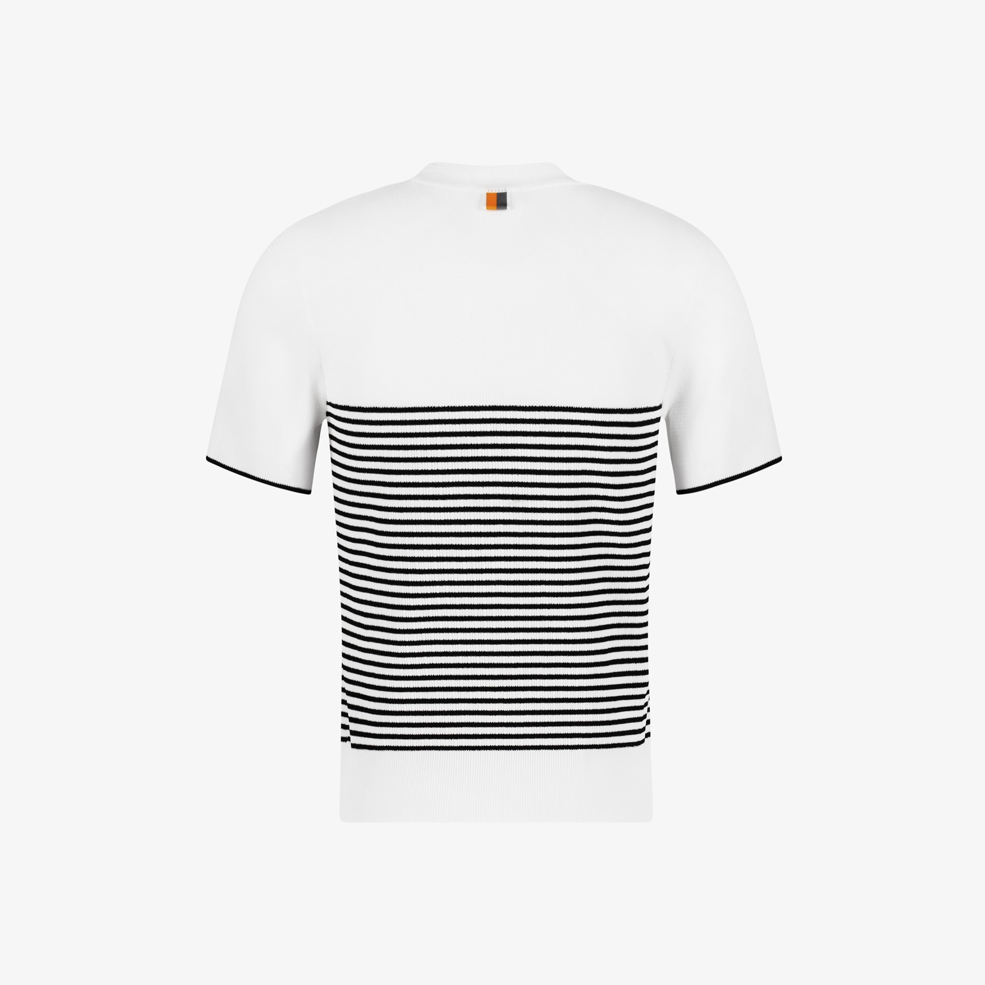 사우스케이프 여성 스트라이프 니트_화이트