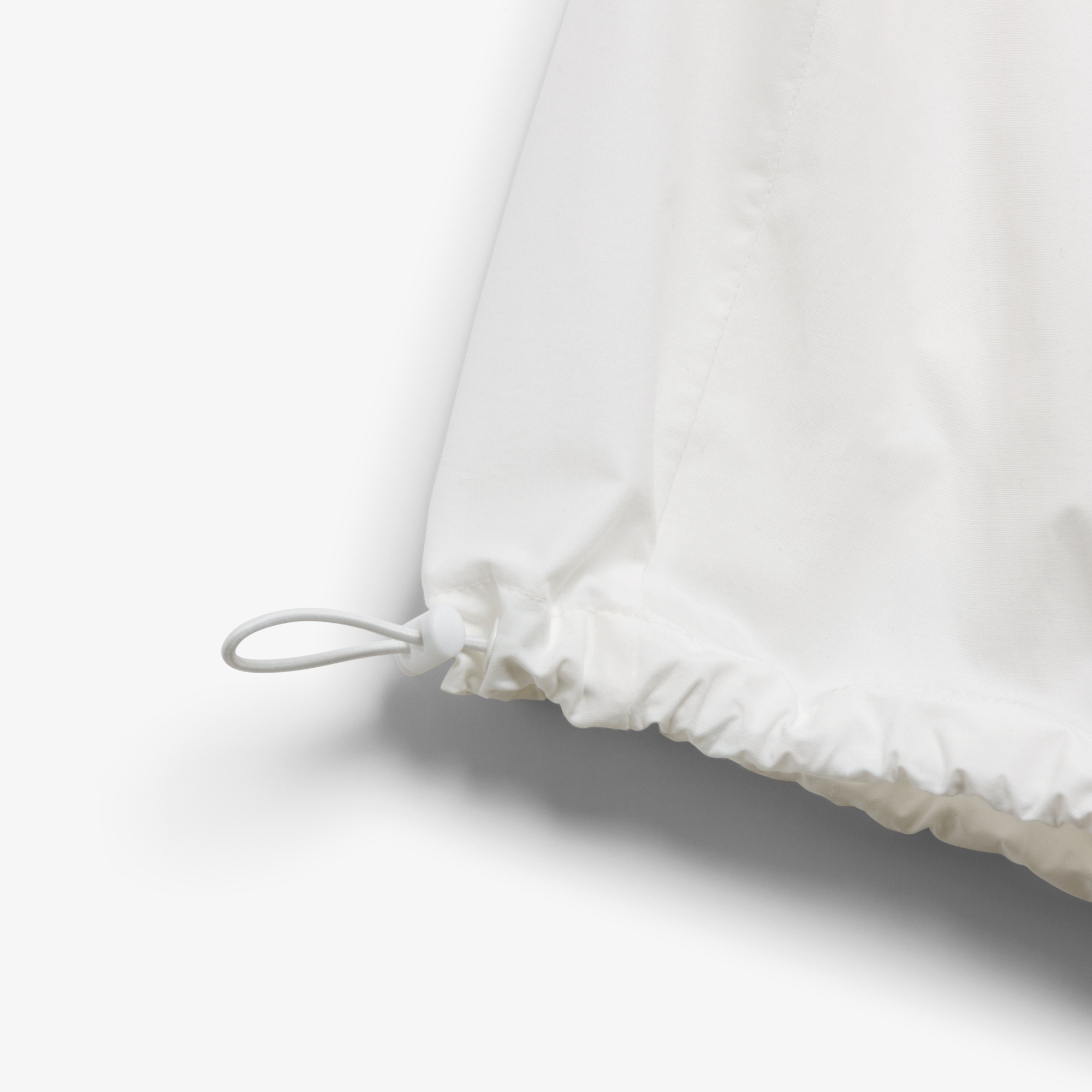 사우스케이프 여성 레이어드 넥 라인 라운드 티셔츠_화이트