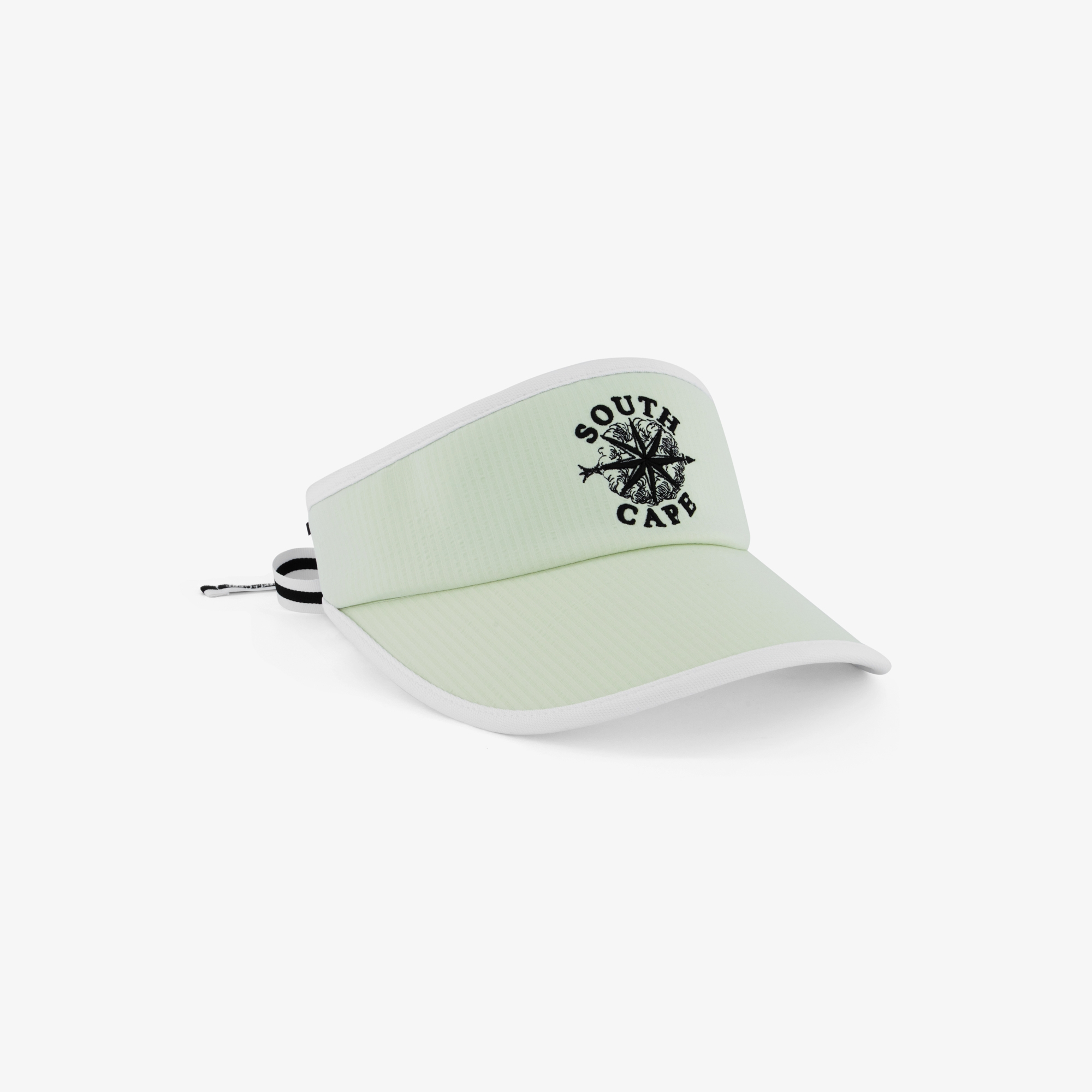 여성 사우스크로스 로고 리본 바이저_라이트 그린