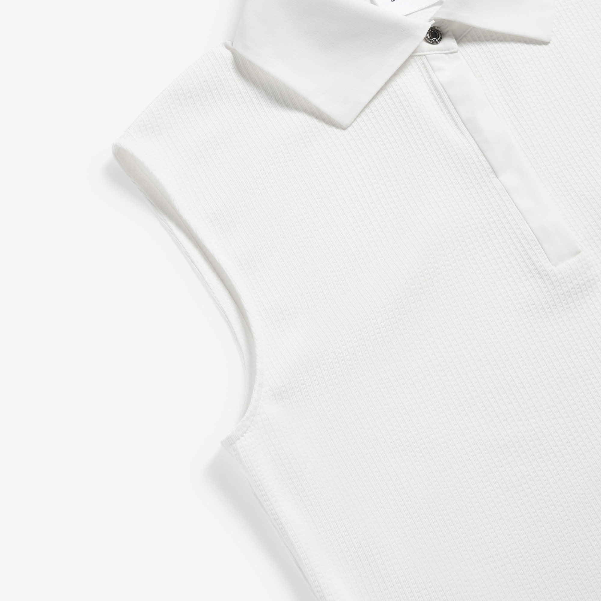 Seersucker Collar Sleeveless_WT