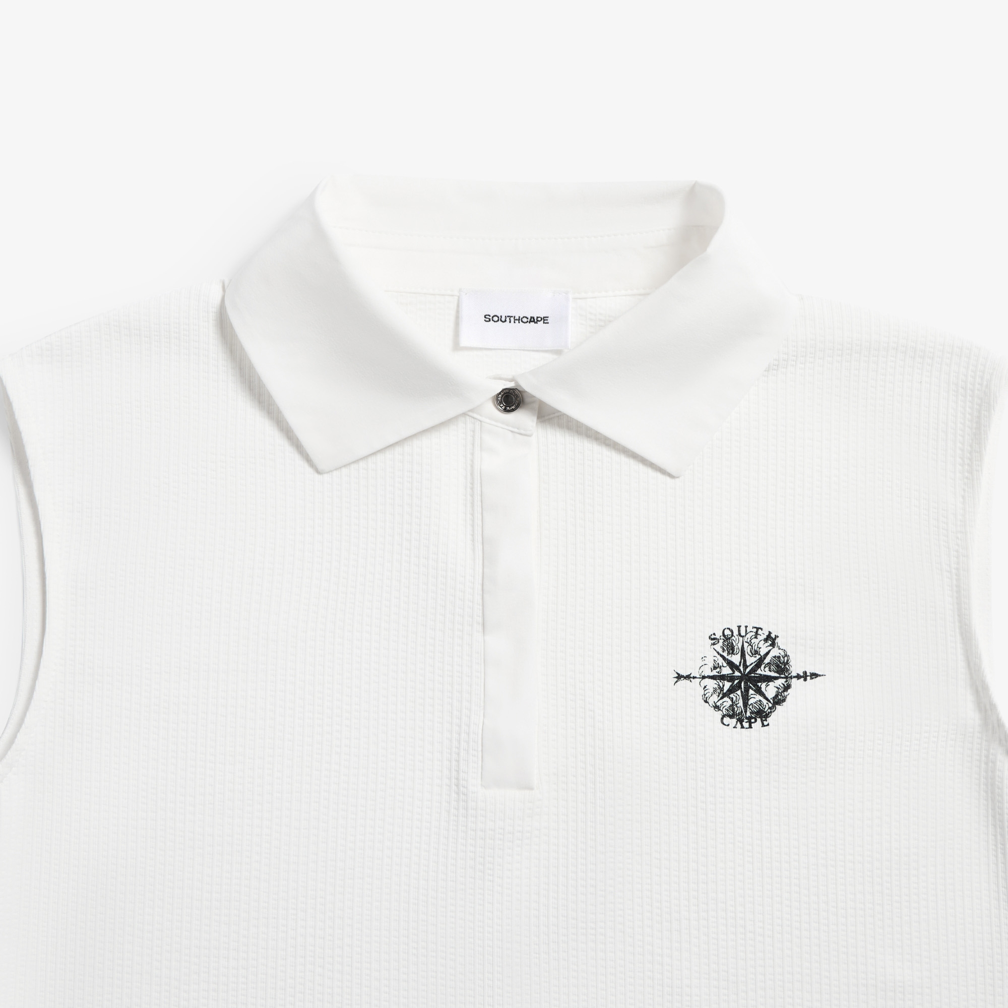 Seersucker Collar Sleeveless_WT