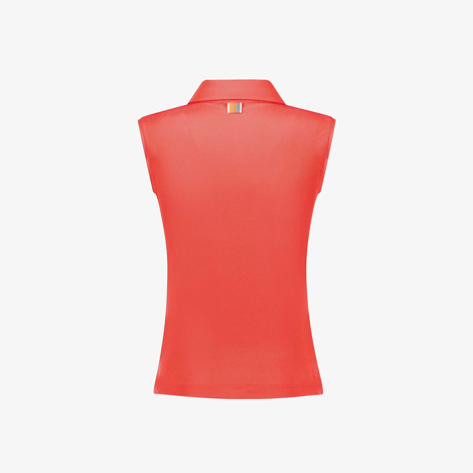 사우스케이프 여성 하프집 골지 슬리브리스_코랄