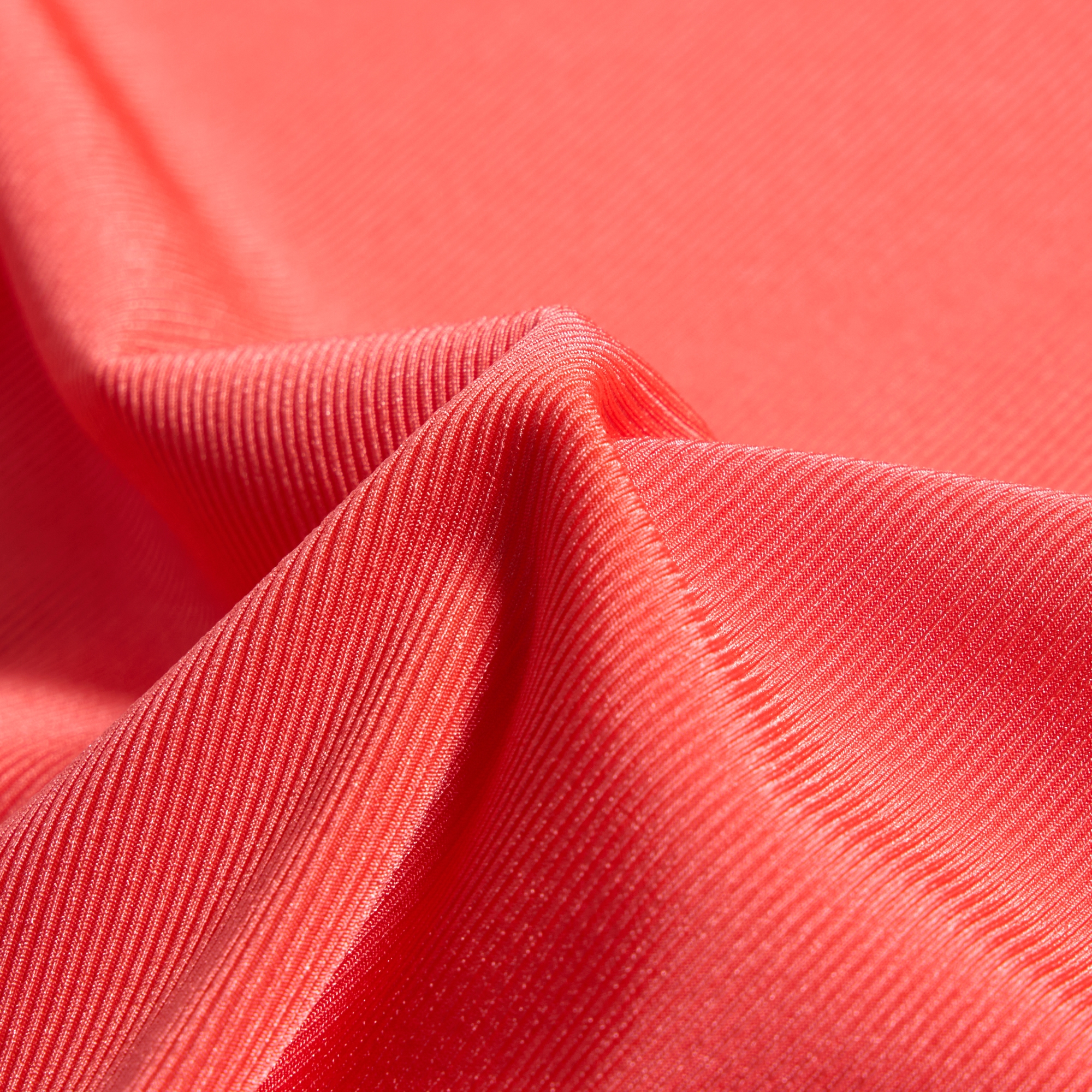 사우스케이프 여성 하프집 골지 슬리브리스_코랄