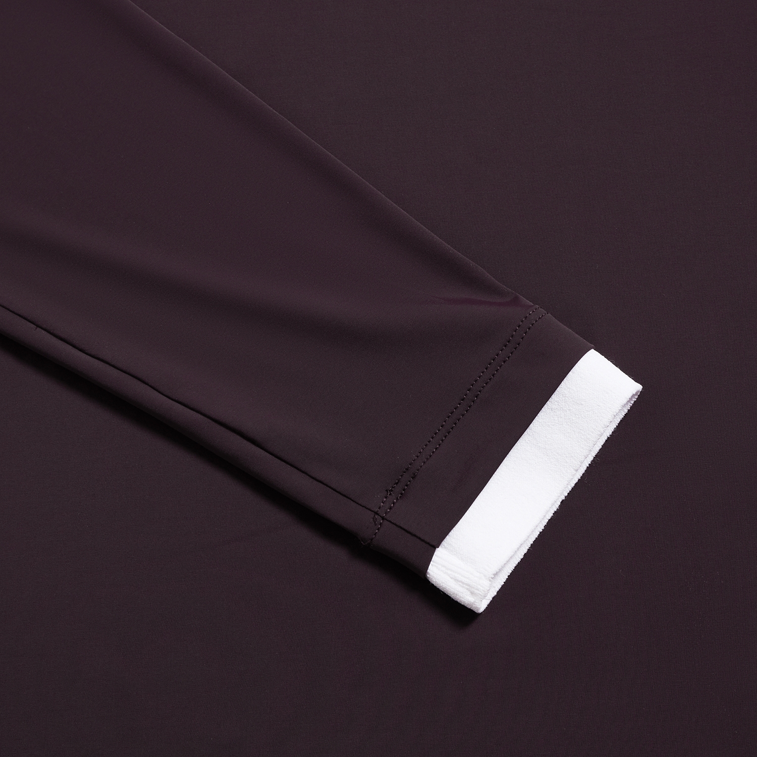 사우스케이프 여성 하이넥 라이트핏 베이스레이어_와인