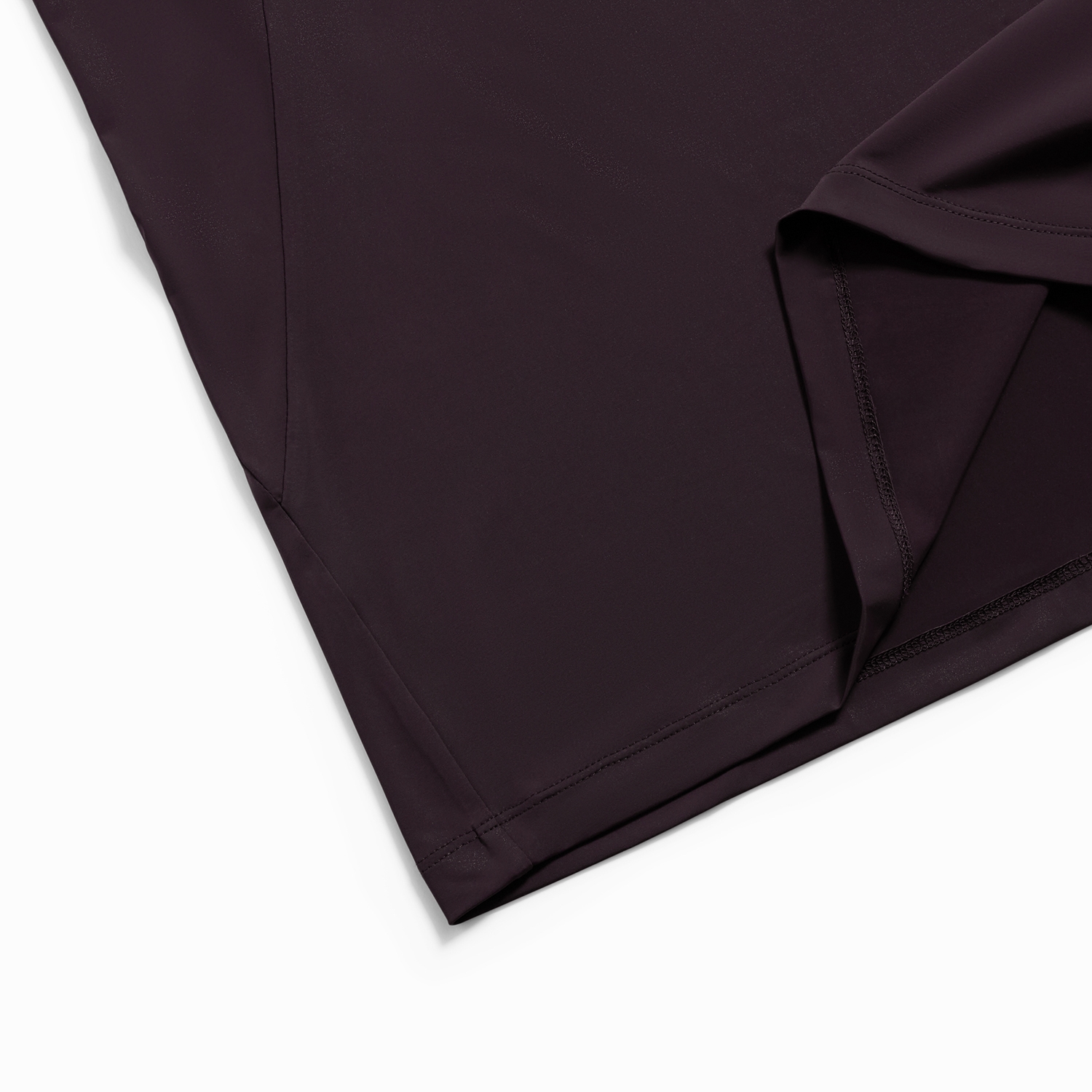 사우스케이프 여성 하이넥 라이트핏 베이스레이어_와인