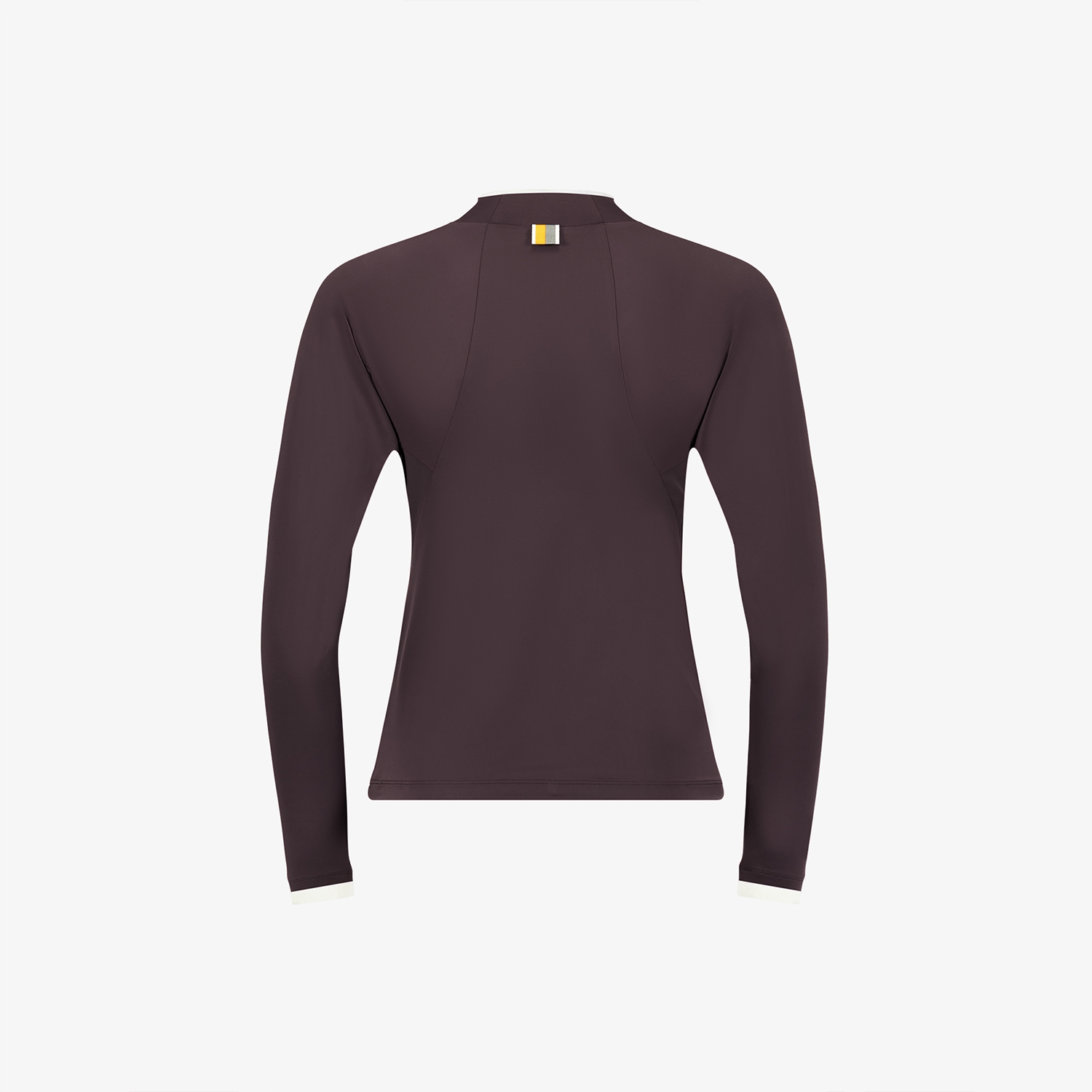 사우스케이프 여성 하이넥 라이트핏 베이스레이어_와인