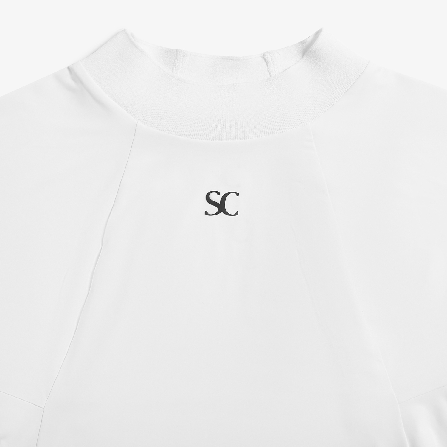 사우스케이프 여성 하이넥 라이트핏 베이스레이어_화이트