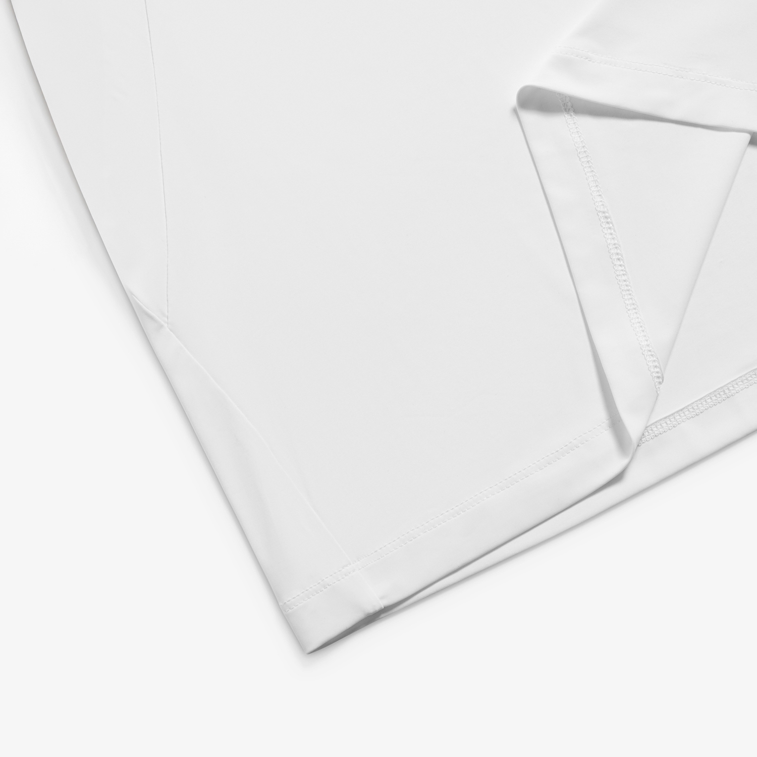 사우스케이프 여성 하이넥 라이트핏 베이스레이어_화이트