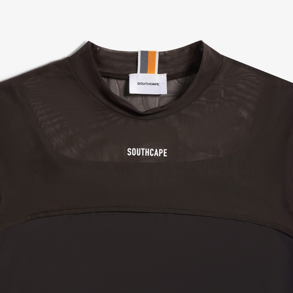 사우스케이프 여성 슬림 볼레로 베이스레이어_다크 브라운