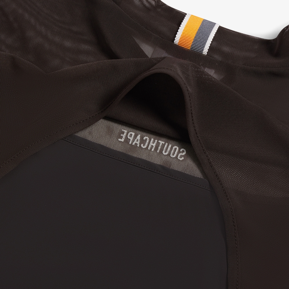 사우스케이프 여성 슬림 볼레로 베이스레이어_다크 브라운