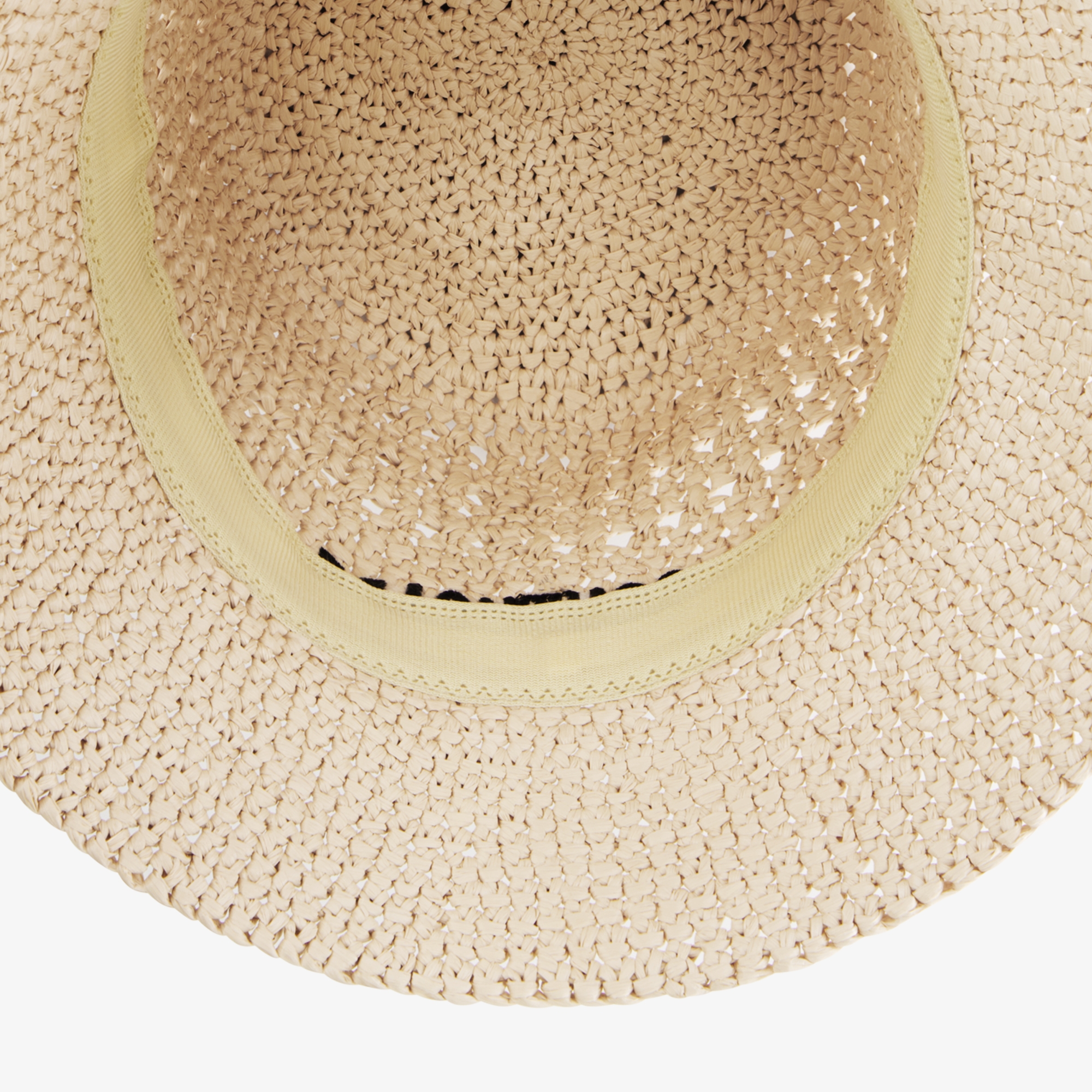 사우스케이프 여성 내추럴 라피아 버킷햇_라이트 베이지