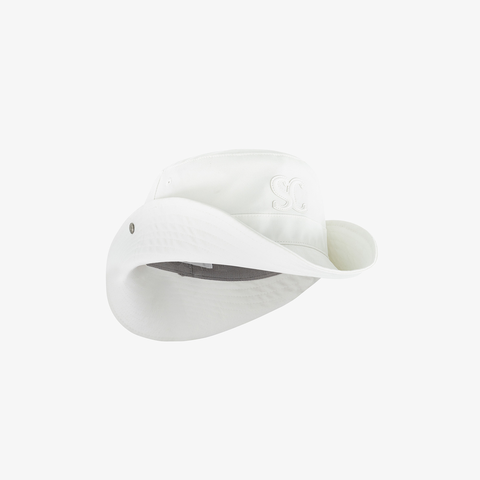 사우스케이프 여성 2-WAY 쿨가드 버킷햇_화이트