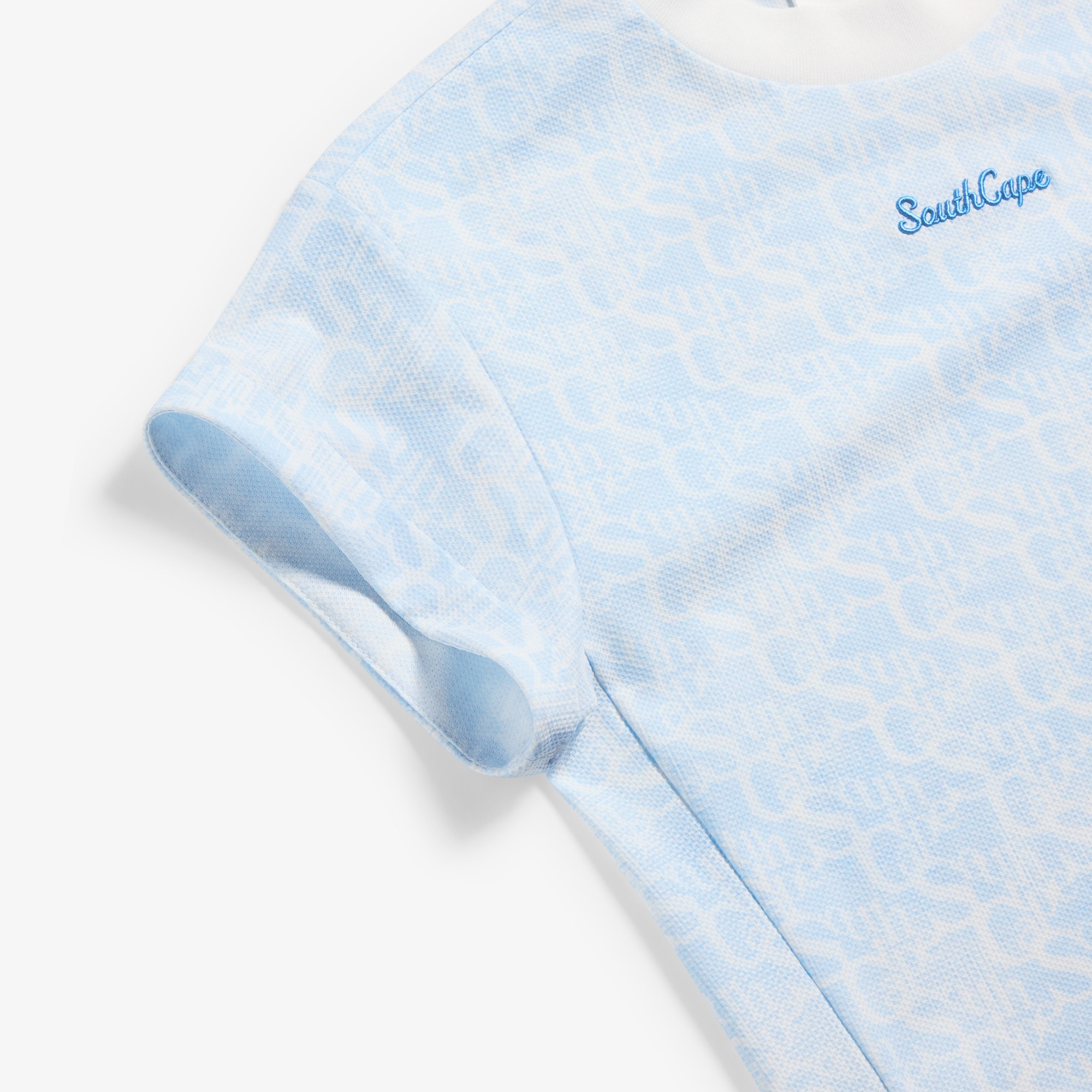 사우스케이프 여성 SC 로고플로우 티셔츠_라이트 블루