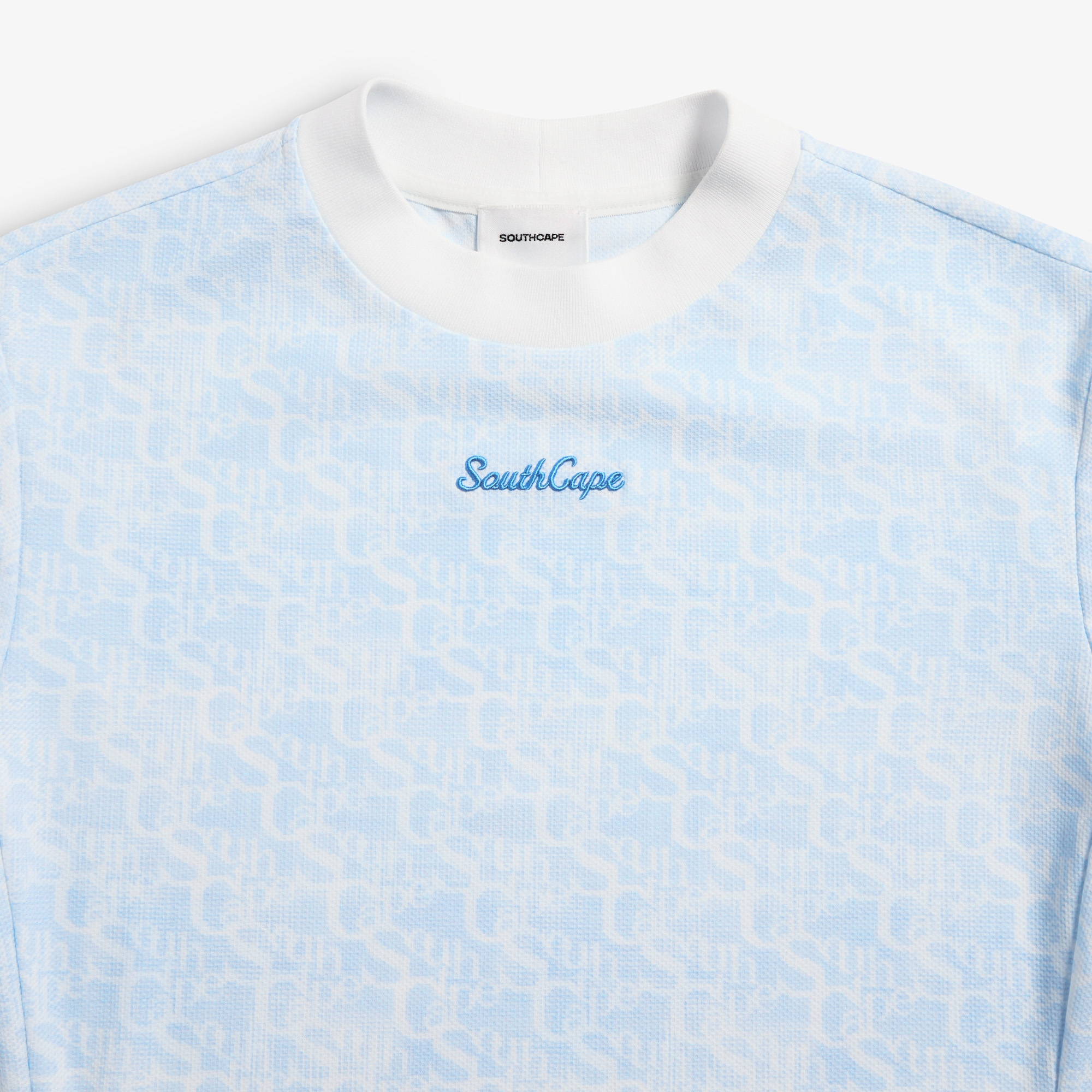 사우스케이프 여성 SC 로고플로우 티셔츠_라이트 블루